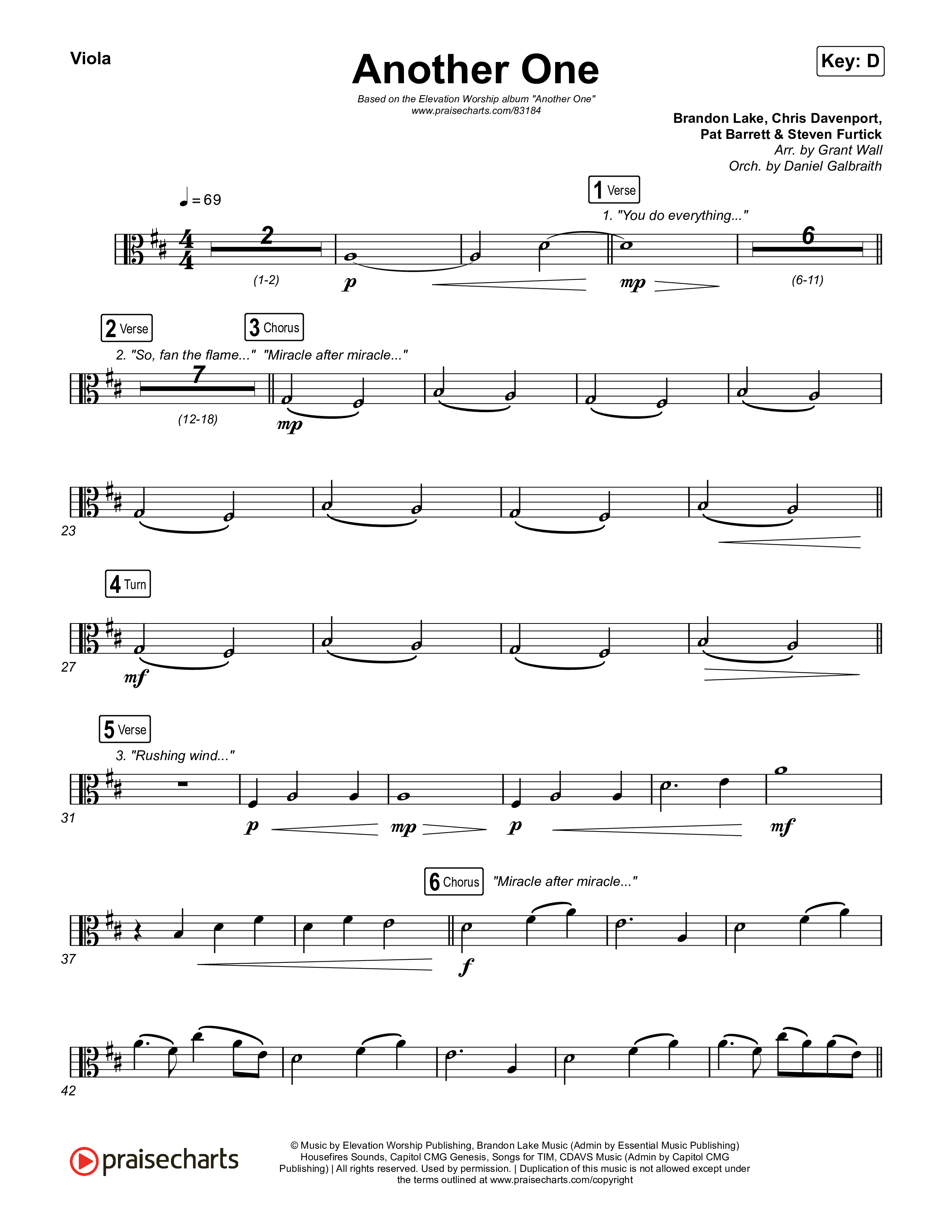 Another One Viola (Elevation Worship)