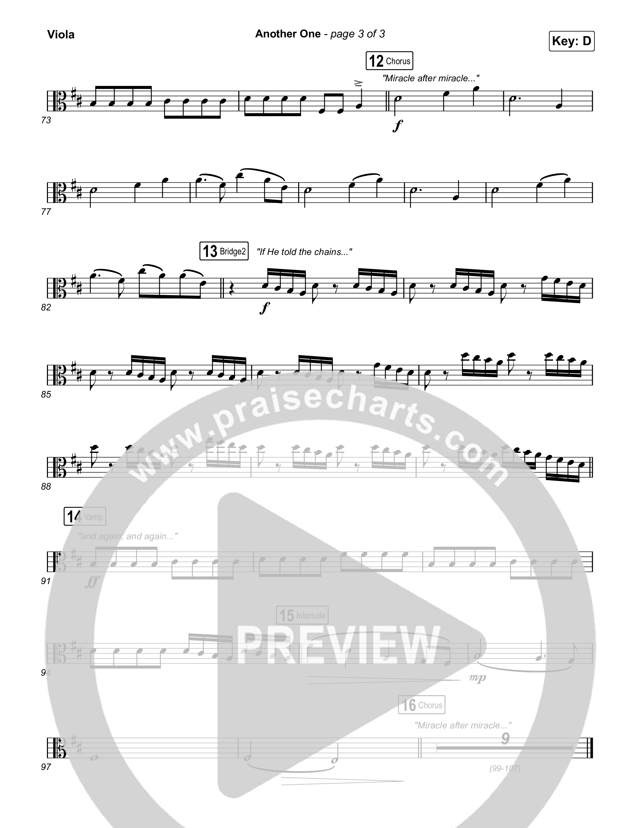 Another One Viola (Elevation Worship)