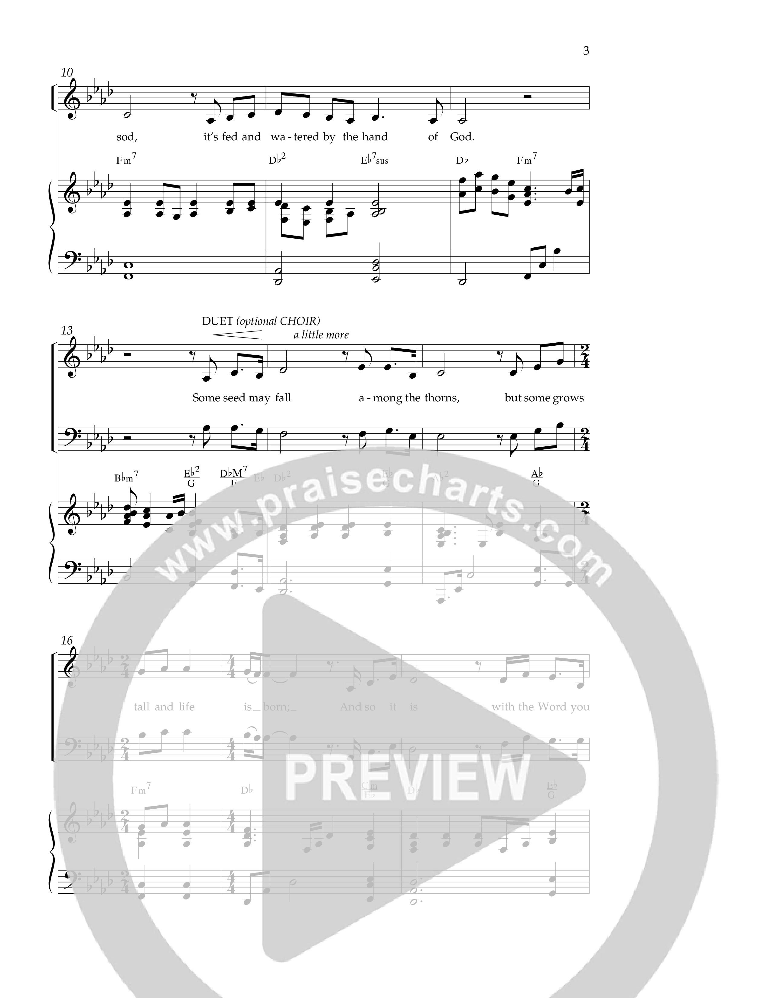 Word Of God Life To Me (Choral Anthem SATB) Anthem (SATB/Piano) (Lifeway Choral / Arr. David Hamilton)