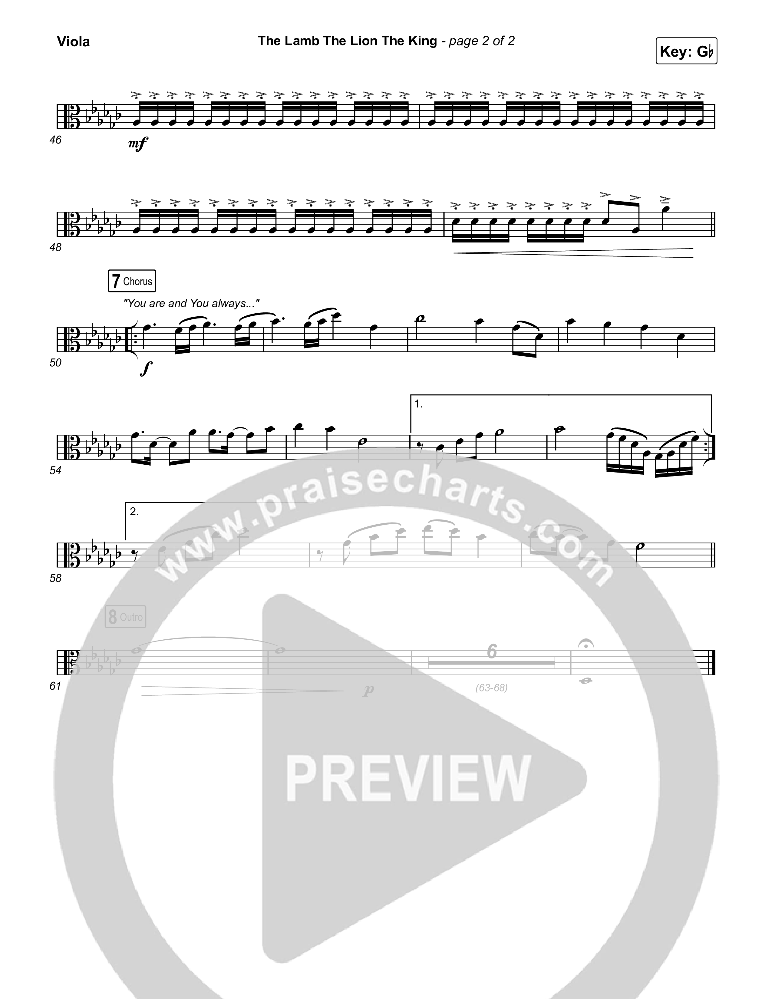 The Lamb The Lion The King Viola (Meredith Andrews)