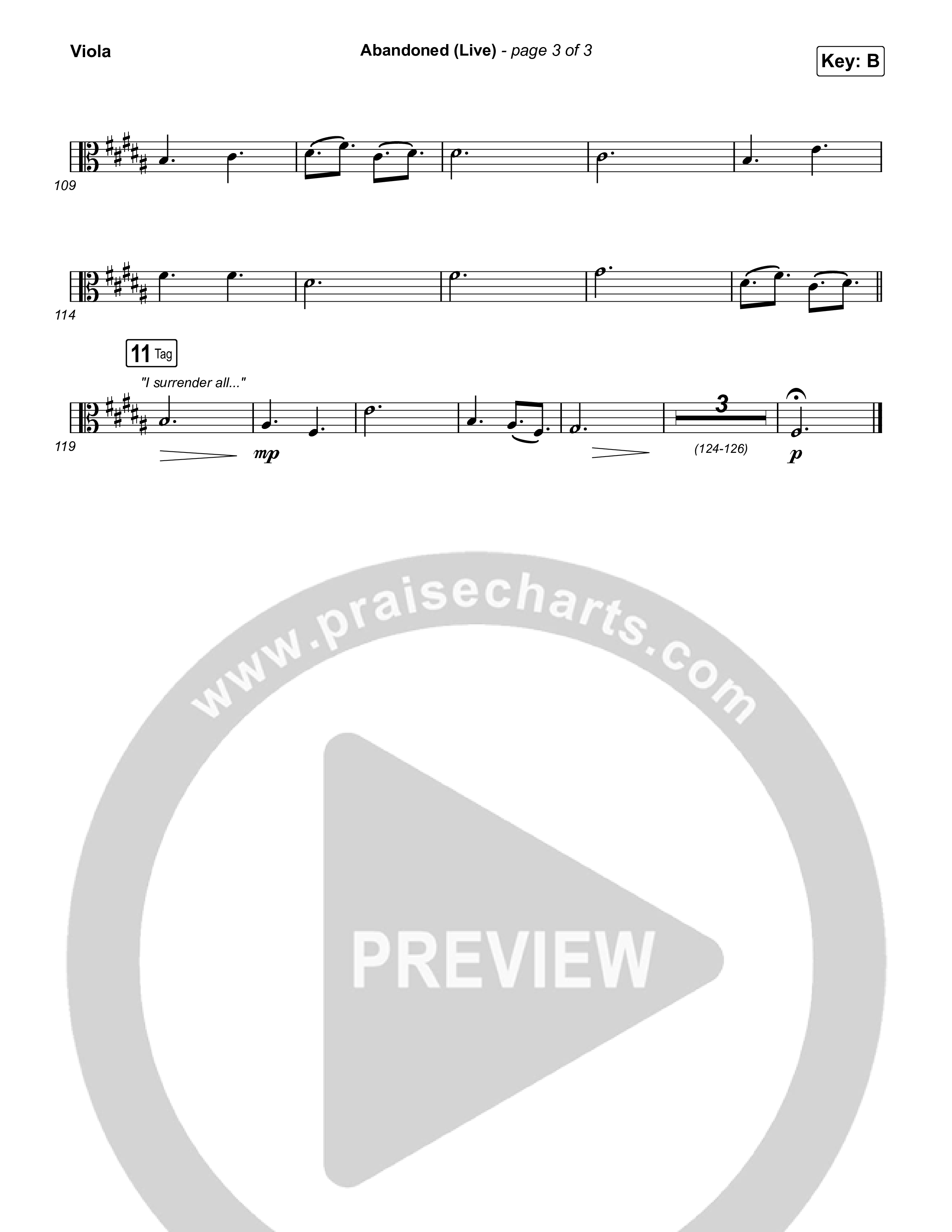 Abandoned (Live) Viola (Benjamin William Hastings / Brandon Lake)