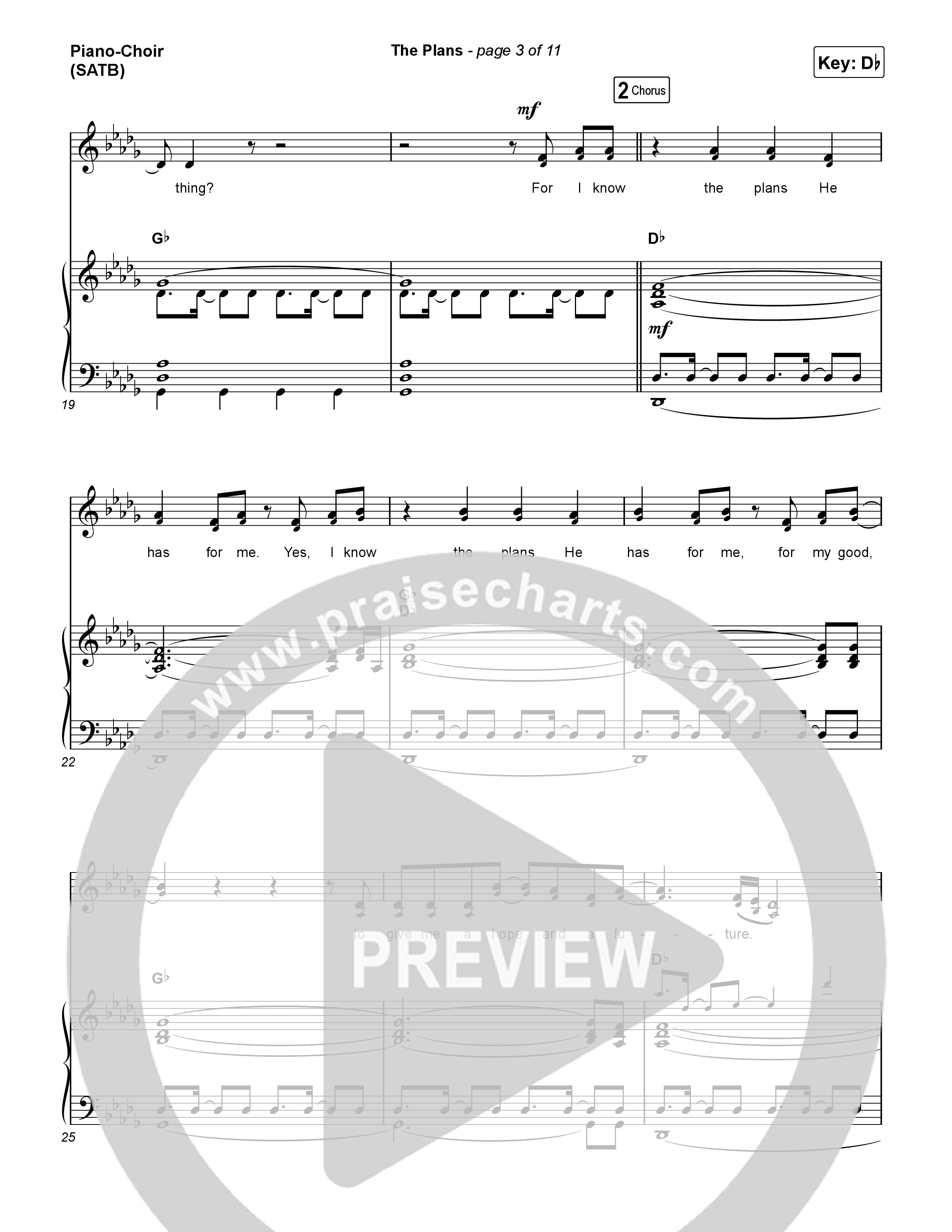 The Plans Piano/Vocal (SATB) (We The Kingdom)