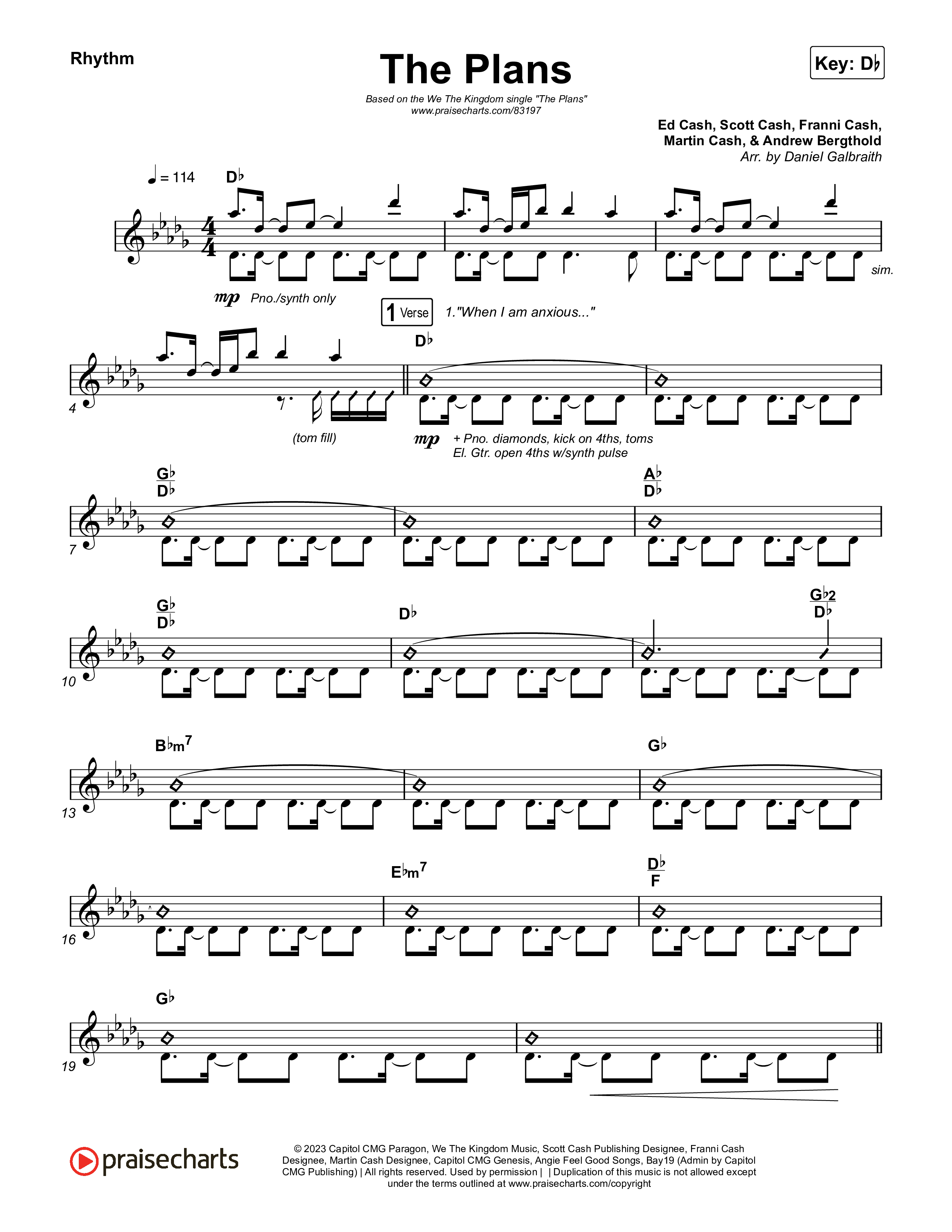 The Plans Rhythm Pack (We The Kingdom)