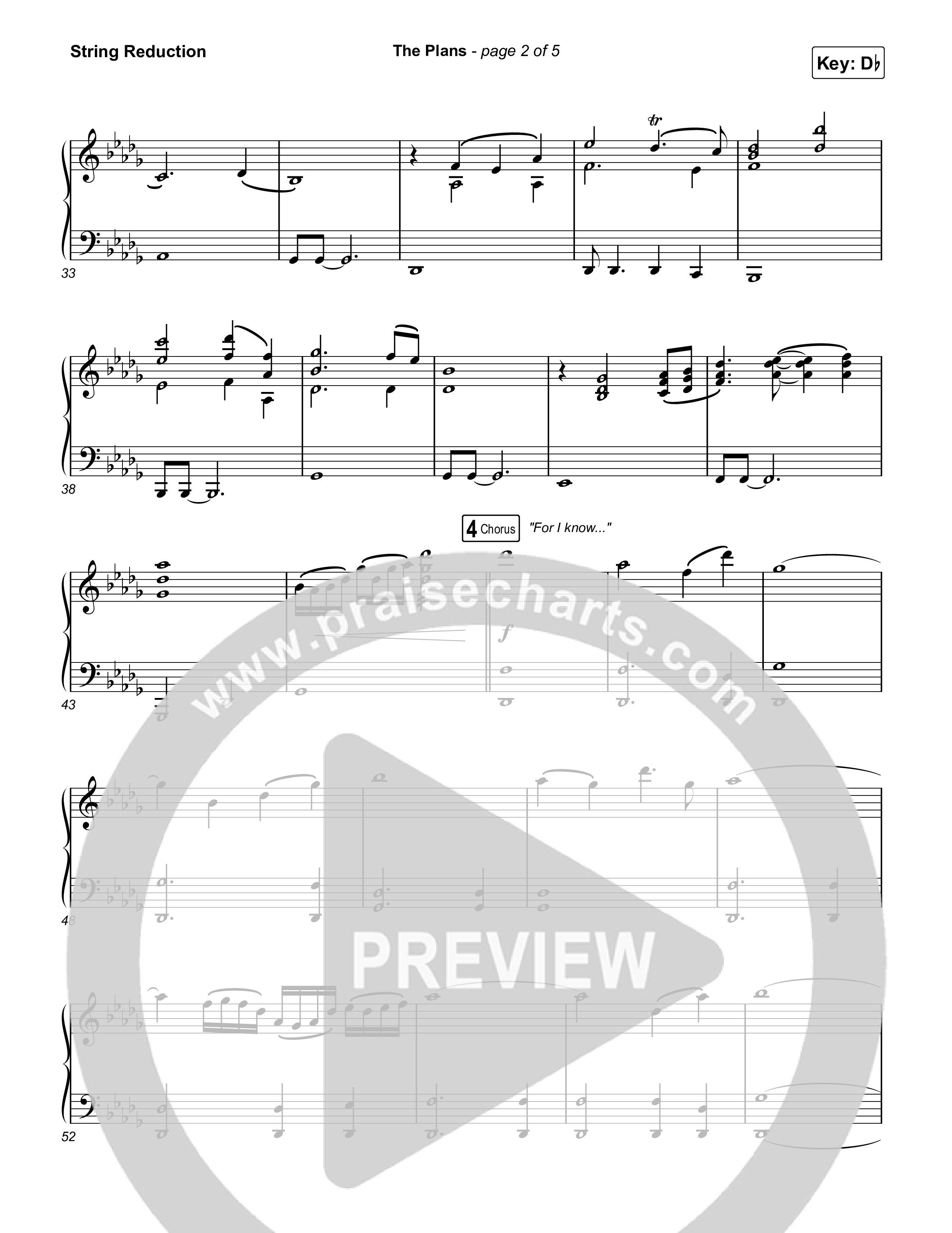 The Plans String Reduction (We The Kingdom)