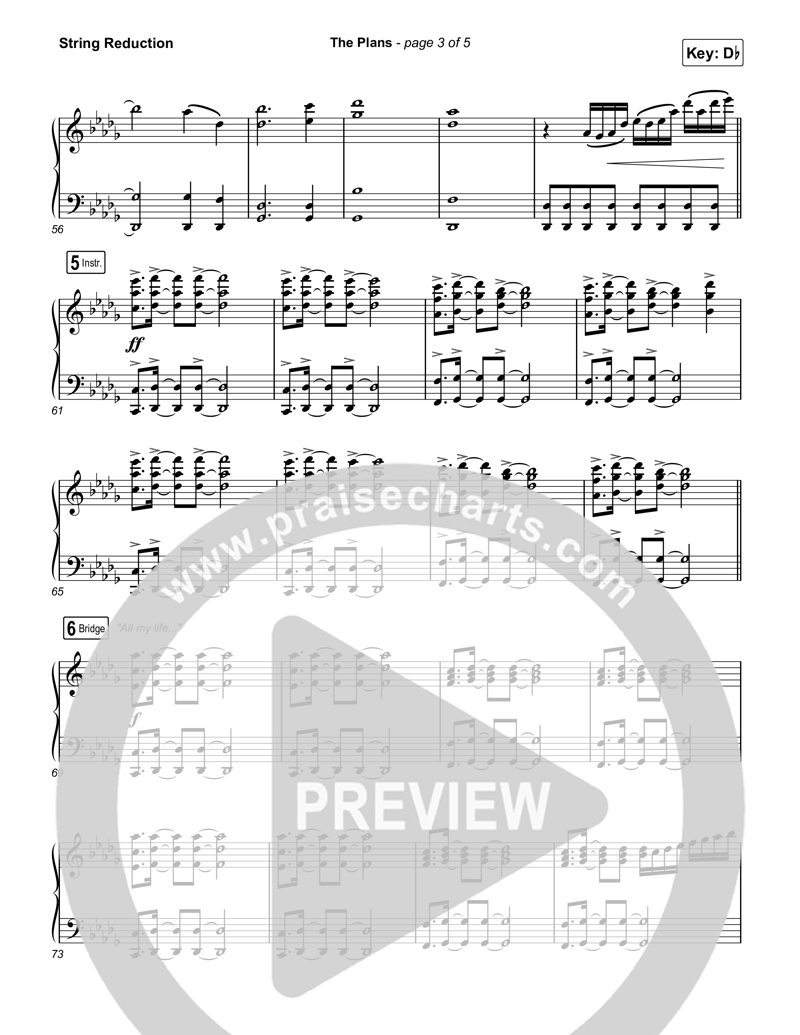 The Plans String Reduction (We The Kingdom)