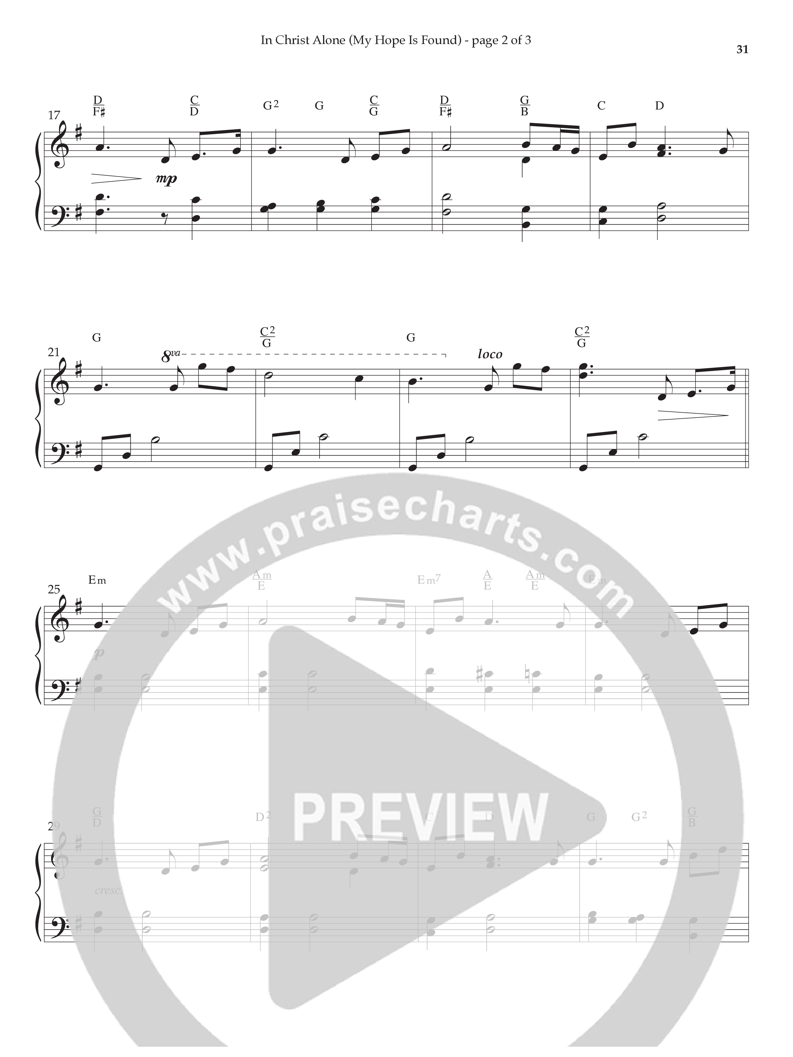 In Christ Alone (Instrumental) Piano Sheet (Lifeway Worship / Arr. Phillip Keveren)
