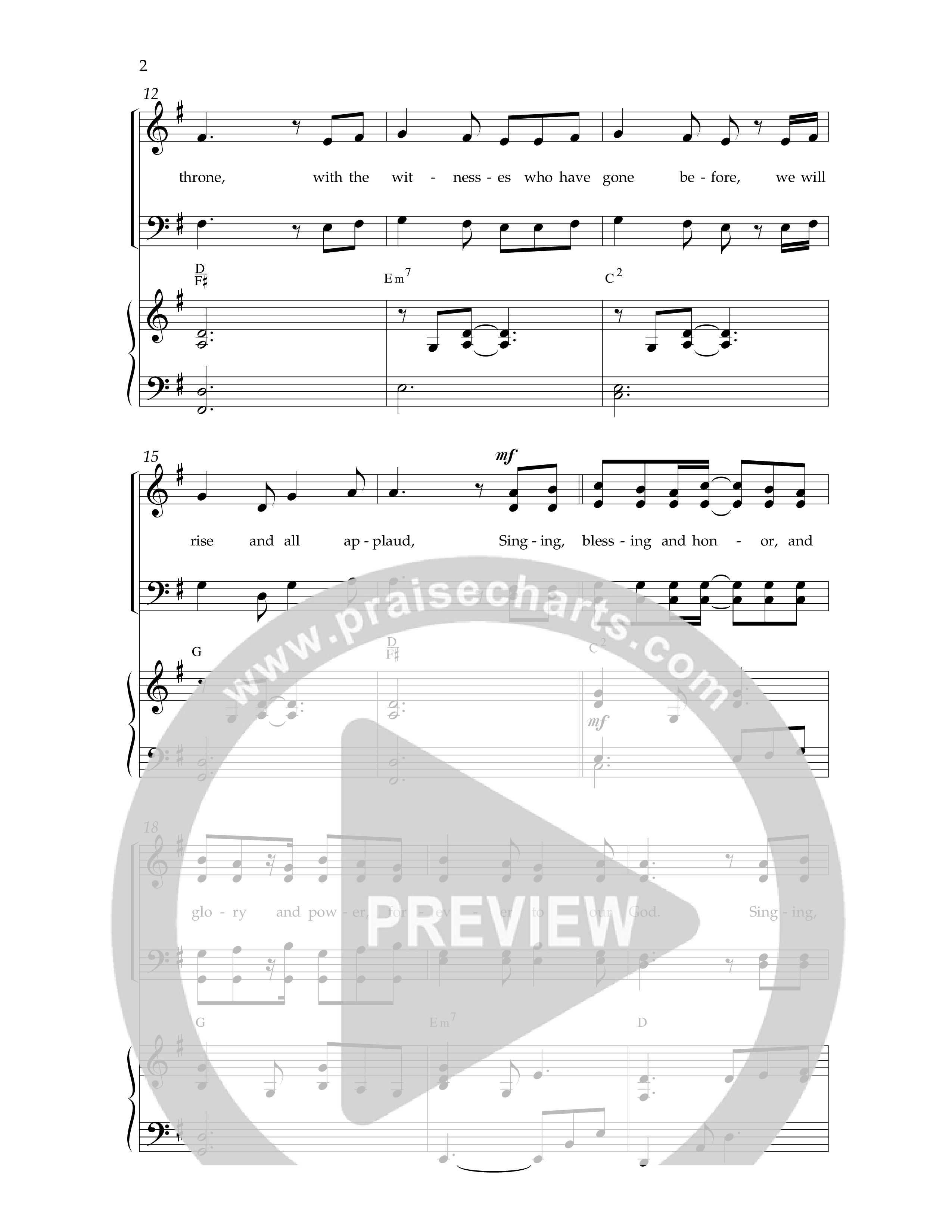 When The Stars Burn Down (Choral Anthem SATB) Anthem (SATB/Piano) (Lifeway Choral / Arr. Russell Mauldin)