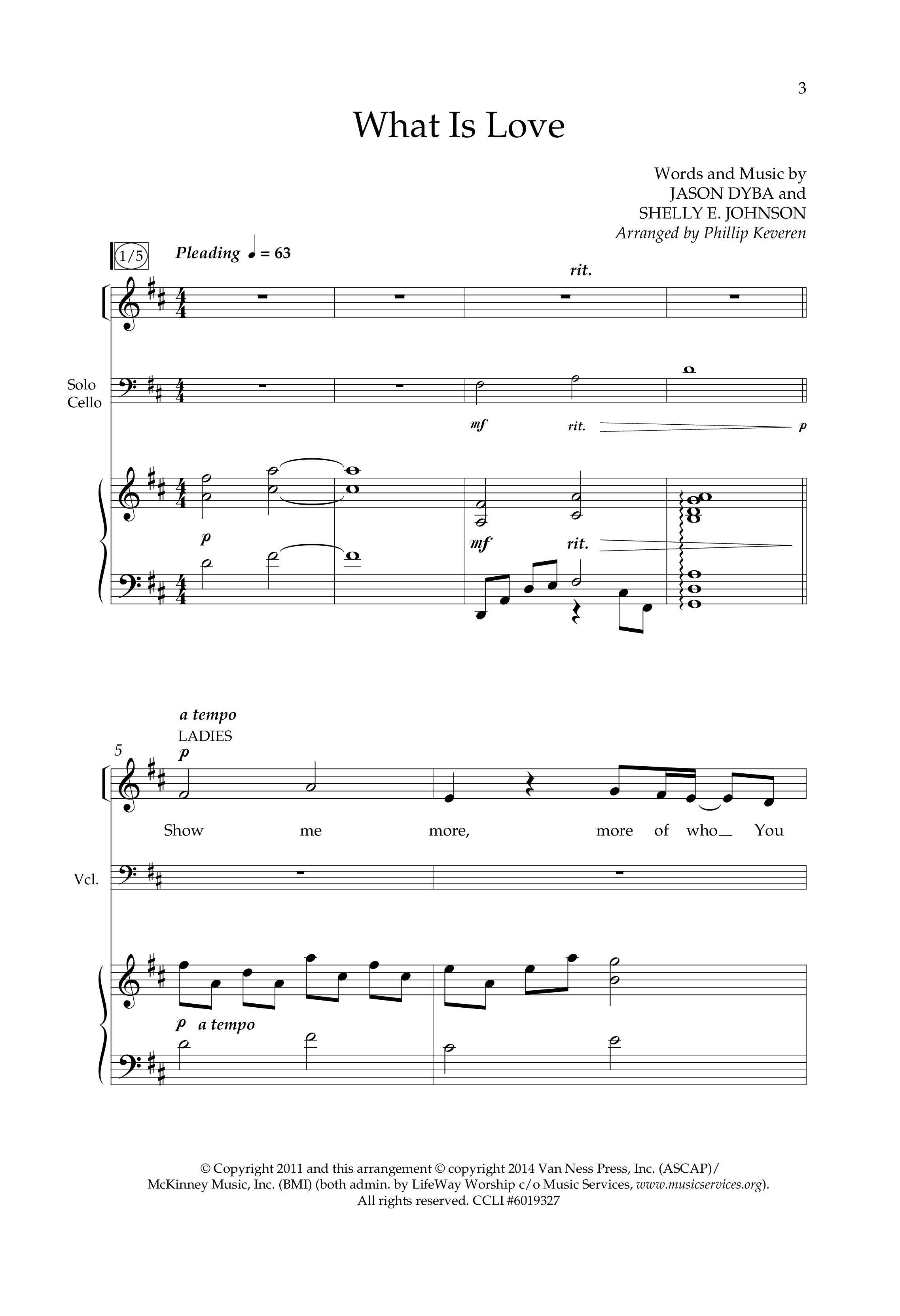 What Is Love (Choral Anthem SATB) Anthem (SATB/Piano) (Lifeway Choral / Arr. Phillip Keveren)