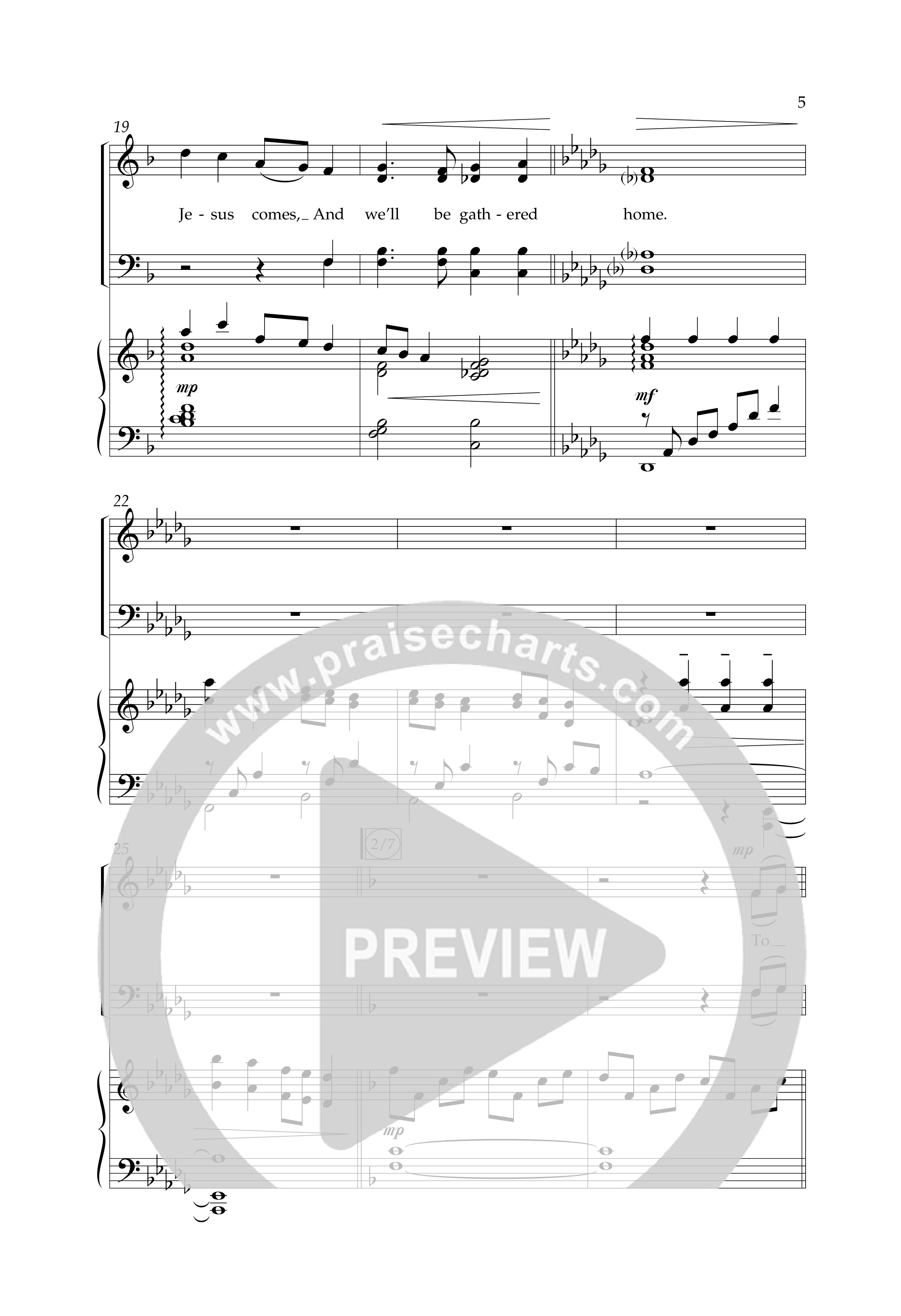 Well Work Till Jesus Comes (Choral Anthem SATB) Anthem (SATB/Piano) (Lifeway Choral / Arr. Phillip Keveren)
