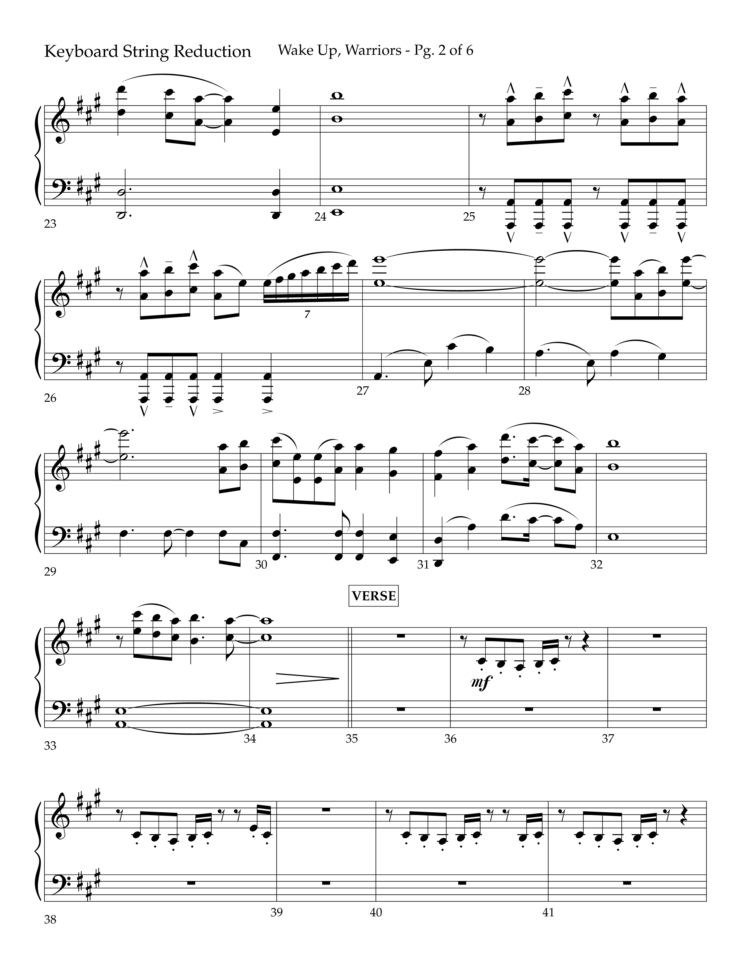 Wake Up Warriors (Choral Anthem SATB) String Reduction (Lifeway Choral / Arr. John Bolin / Orch. Tim Cates)