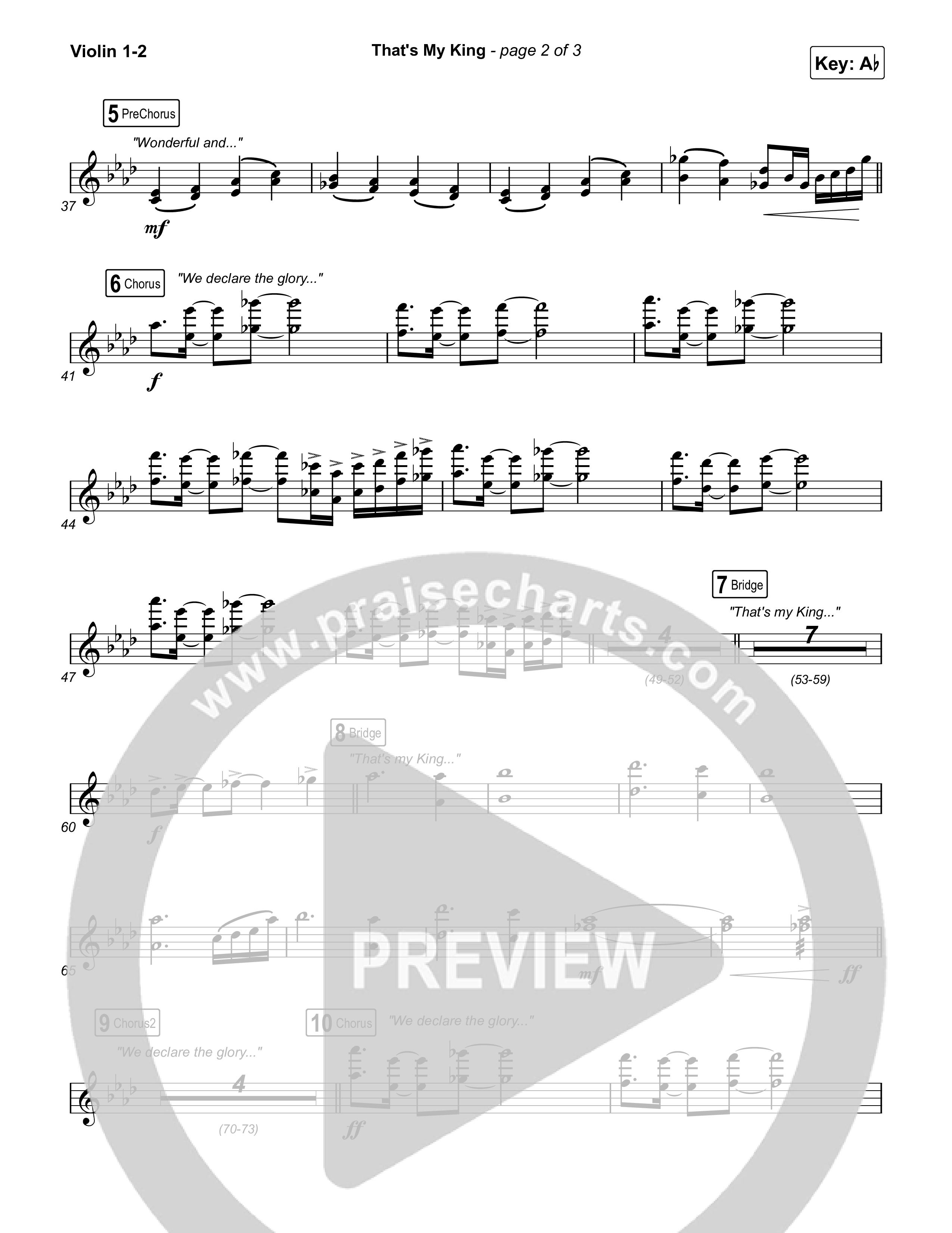 That's My King String Pack (CeCe Winans)