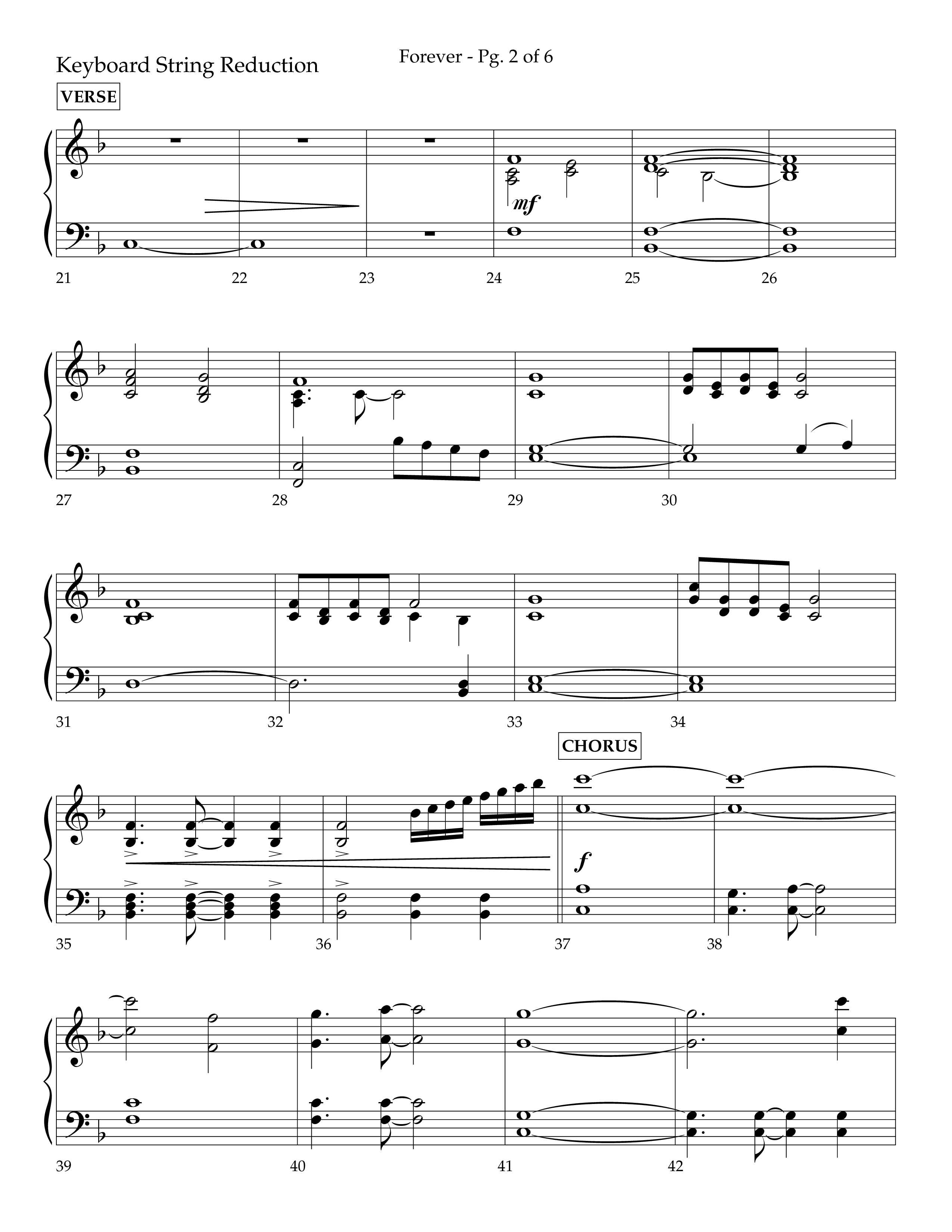Forever (with Sing Praise) (Choral Anthem SATB) String Reduction (Lifeway Choral / Arr. Danny Zaloudik)