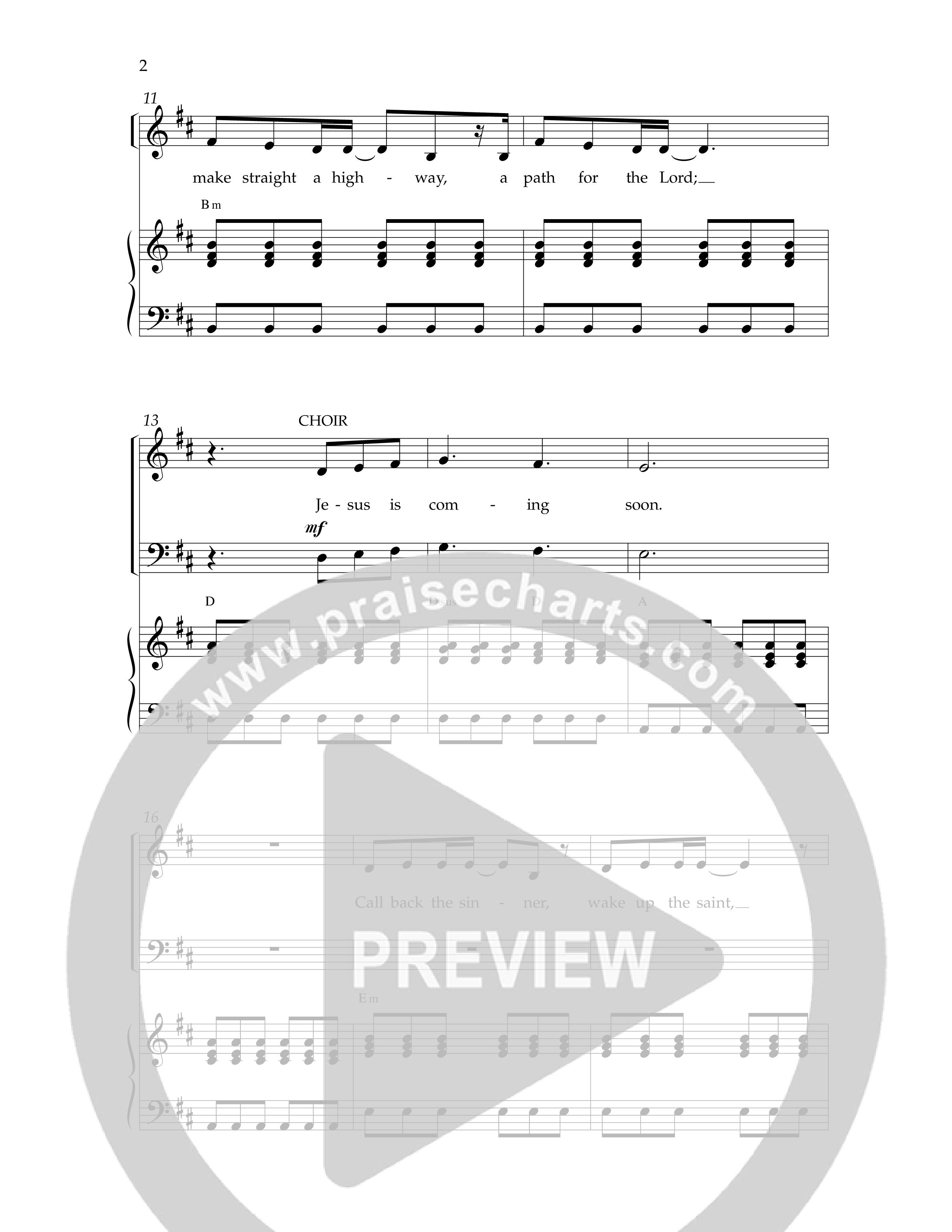 Even So Come (Choral Anthem SATB) Anthem (SATB/Piano) (Lifeway Choral / Arr. Camp Kirkland)