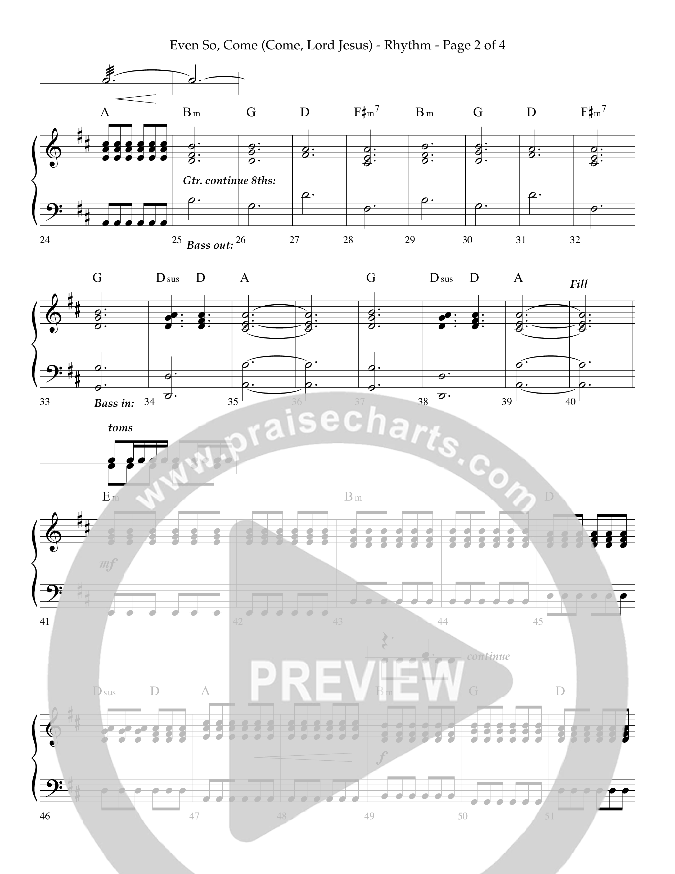 Even So Come (Choral Anthem SATB) Lead Melody & Rhythm (Lifeway Choral / Arr. Camp Kirkland)