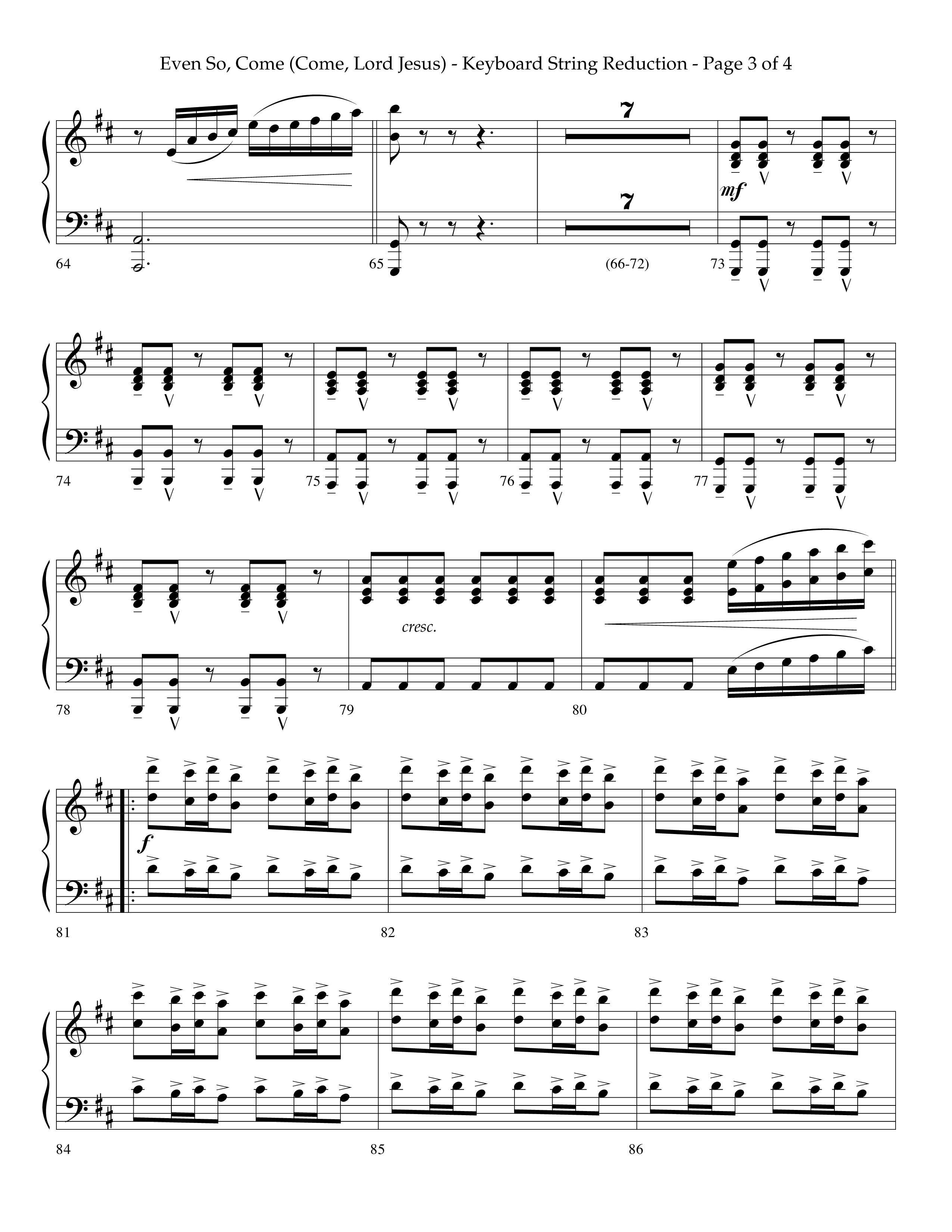 Even So Come (Choral Anthem SATB) String Reduction (Lifeway Choral / Arr. Camp Kirkland)