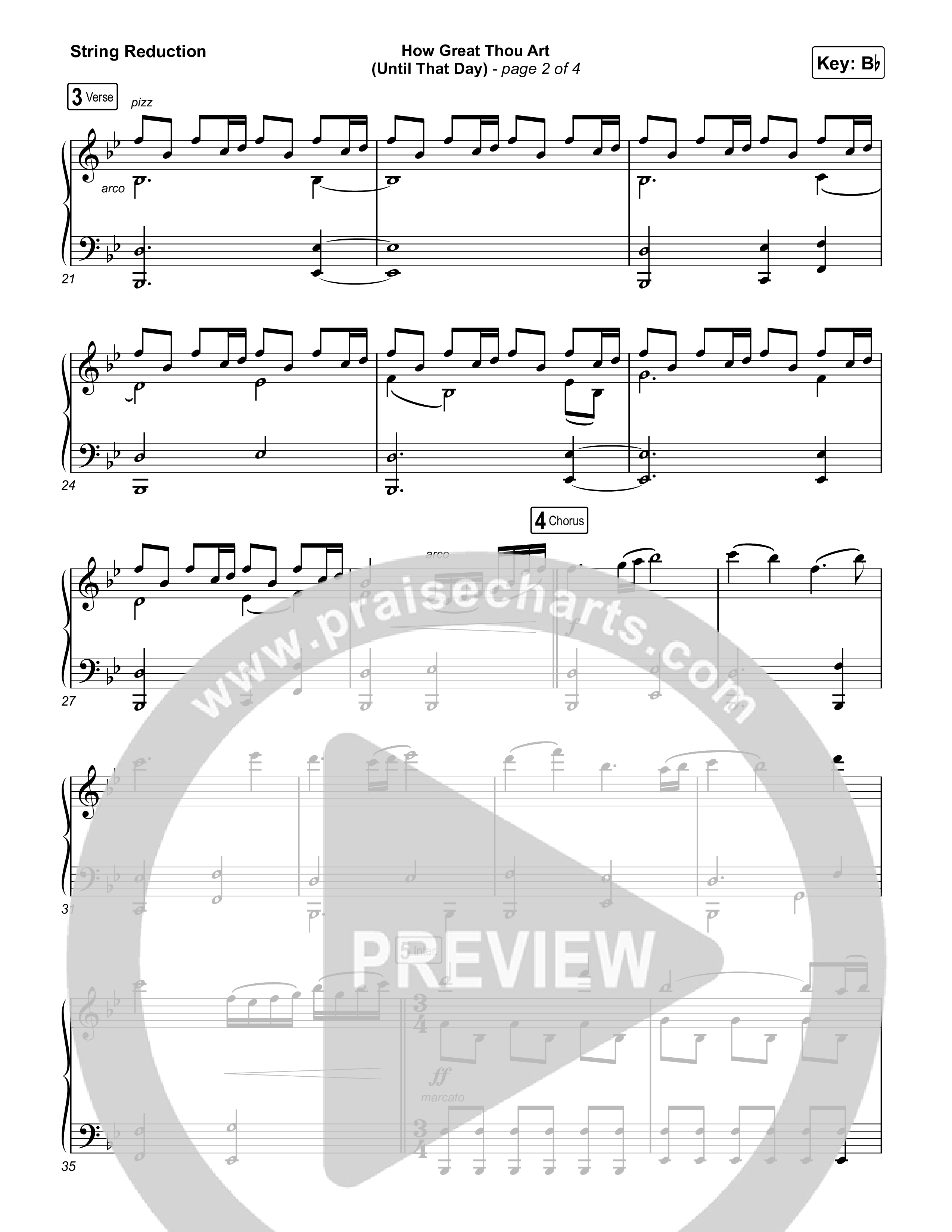 How Great Thou Art (Until That Day) String Reduction (Matt Redman / Chris Tomlin / Hillary Scott / Cody Carnes / Kari Jobe / Naomi Raine / TAYA / Blessing Offor / Brian Johnson / Jenn Johnson / Matt Maher / Mitch Wong / Benjamin William Hastings / Pat Barrett / Jon Reddick / Ryan Ellis)