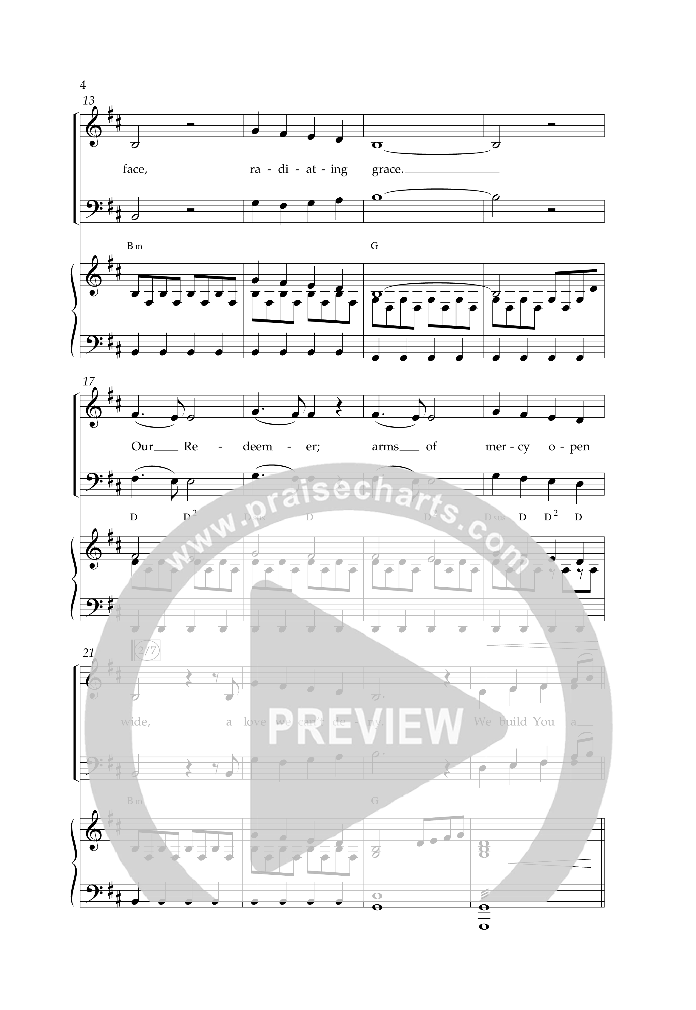 Throne Of Praise (Choral Anthem SATB) Anthem (SATB/Piano) (Lifeway Choral / Arr. J. Daniel Smith)