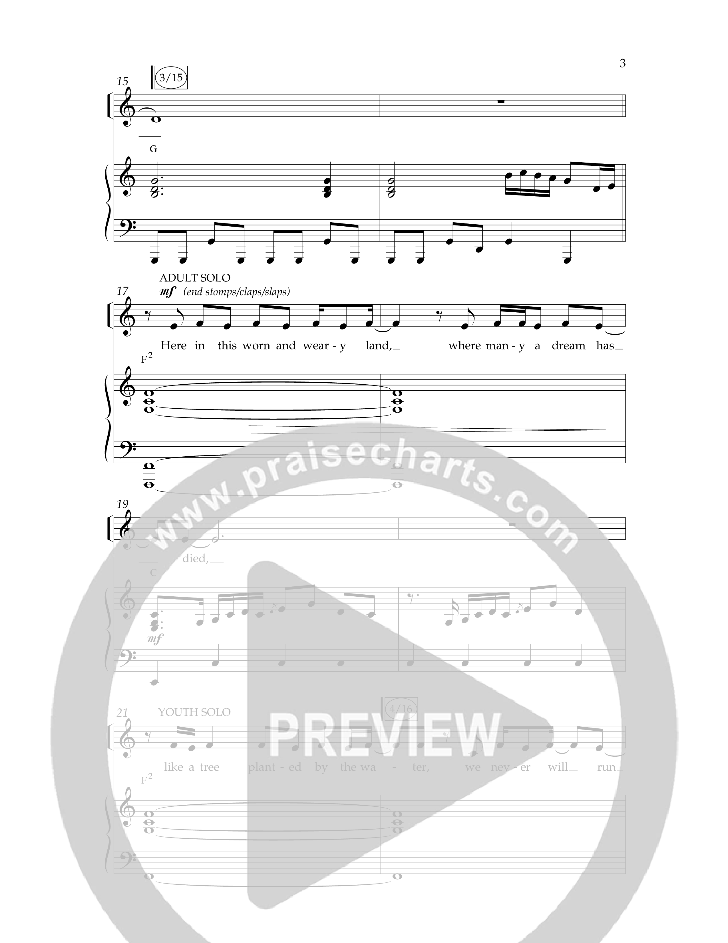 Thrive (Choral Anthem SATB) Anthem (SATB/Piano) (Lifeway Choral / Arr. Craig Adams / Arr. Ken Barker / Arr. Danny Zaloudik / Orch. Danny Zaloudik)