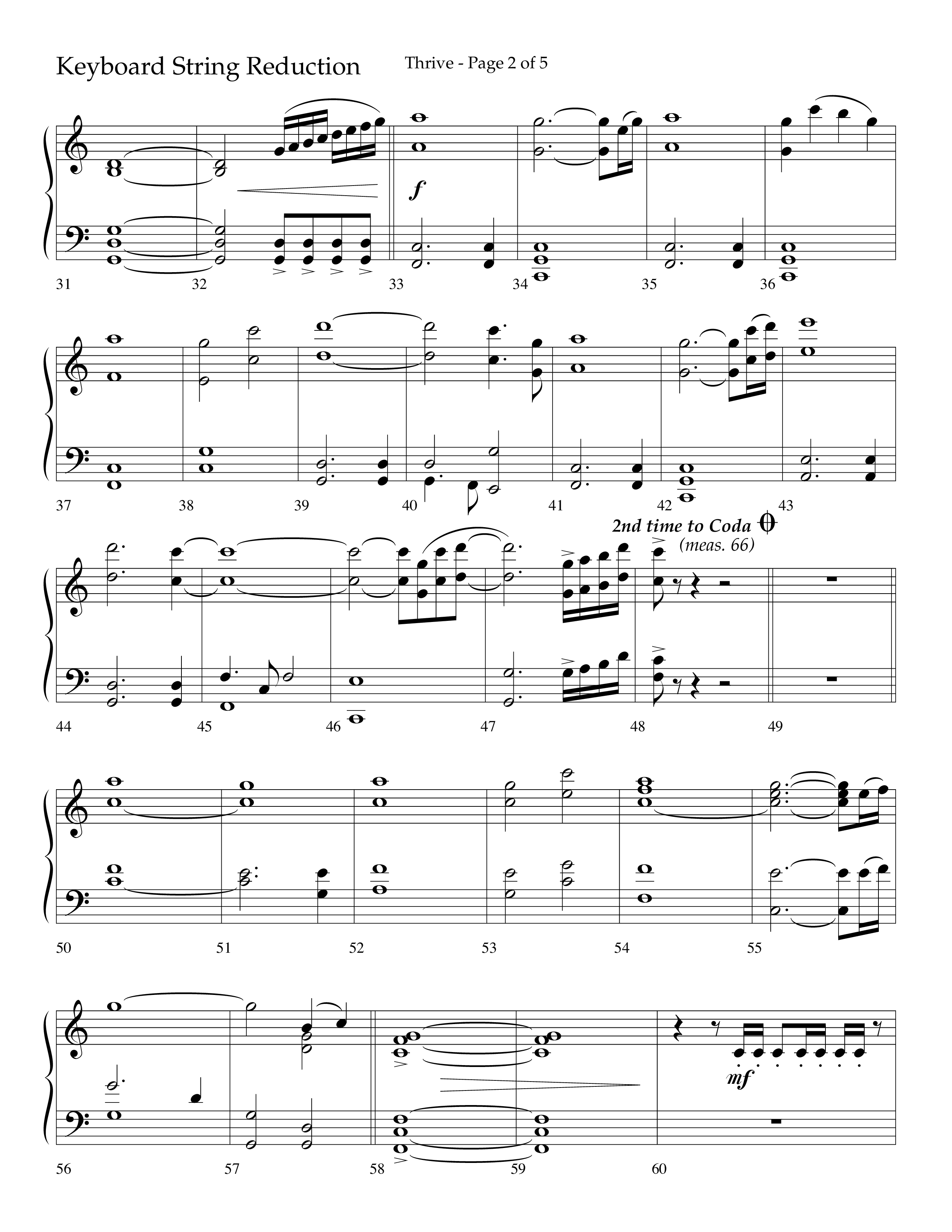 Thrive (Choral Anthem SATB) String Reduction (Lifeway Choral / Arr. Craig Adams / Arr. Ken Barker / Arr. Danny Zaloudik / Orch. Danny Zaloudik)