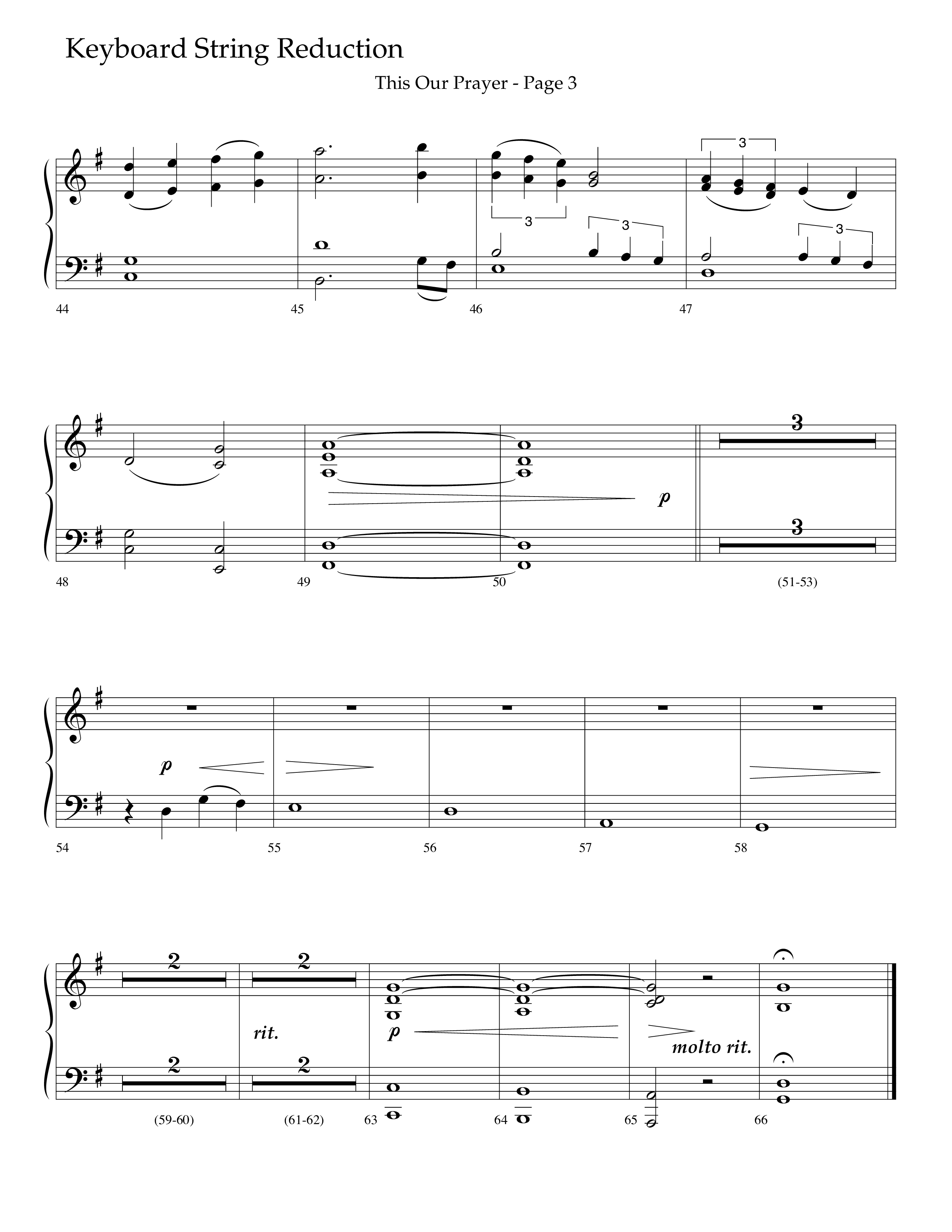 This Our Prayer (Choral Anthem SATB) String Reduction (Lifeway Choral / Arr. Kirk Kirkland / Orch. Phillip Keveren)
