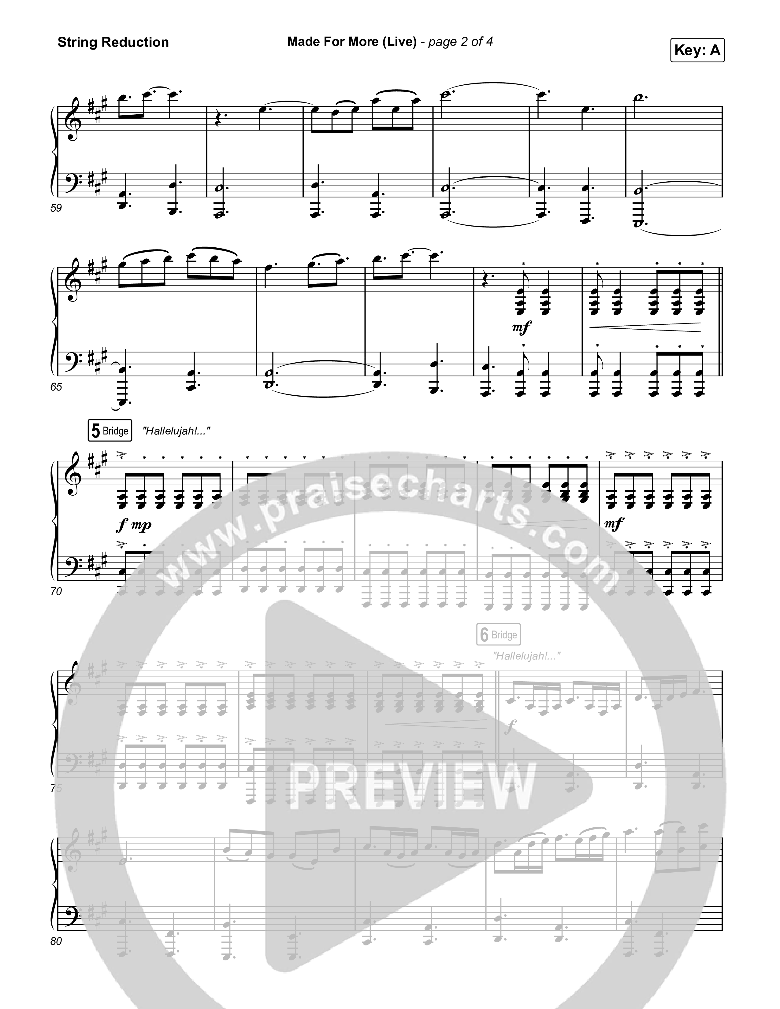 Made For More (Worship Choir/SAB) String Reduction (Josh Baldwin / Jenn Johnson / Arr. Luke Gambill)