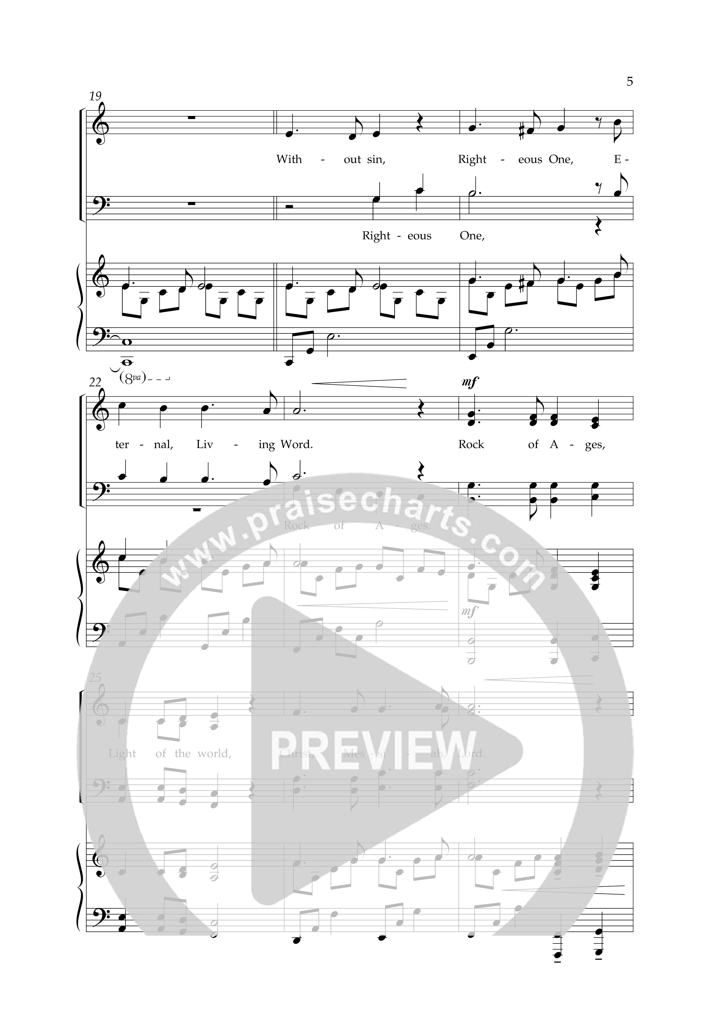 The Way The Truth The Life (Choral Anthem SATB) Anthem (SATB/Piano) (Lifeway Choral / Arr. Phillip Keveren)
