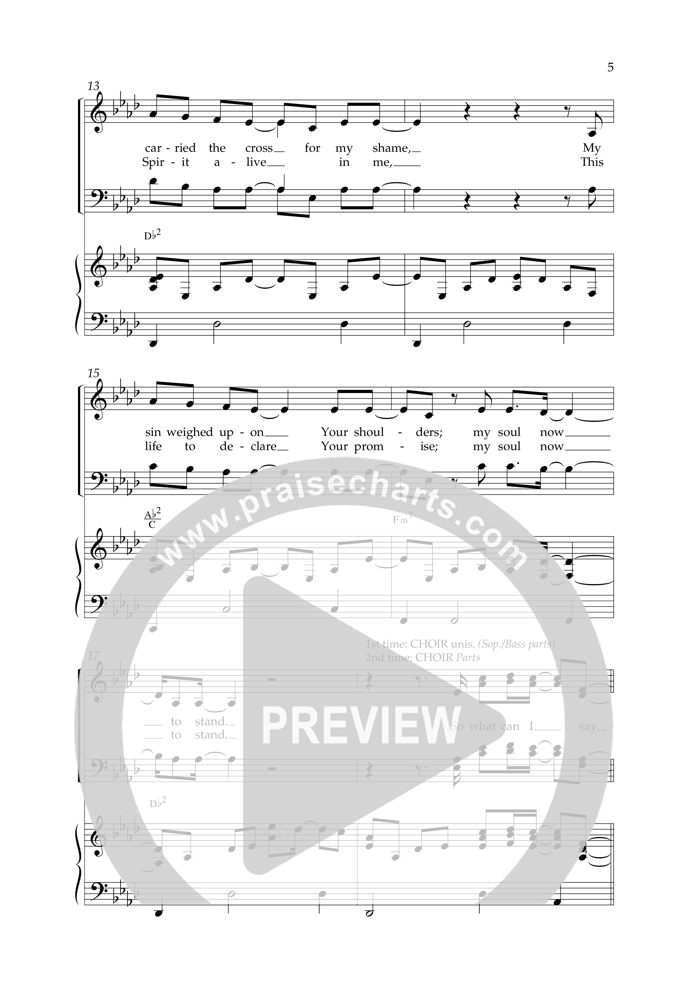 The Stand (Choral Anthem SATB) Anthem (SATB/Piano) (Lifeway Choral / Arr. Dave Williamson)