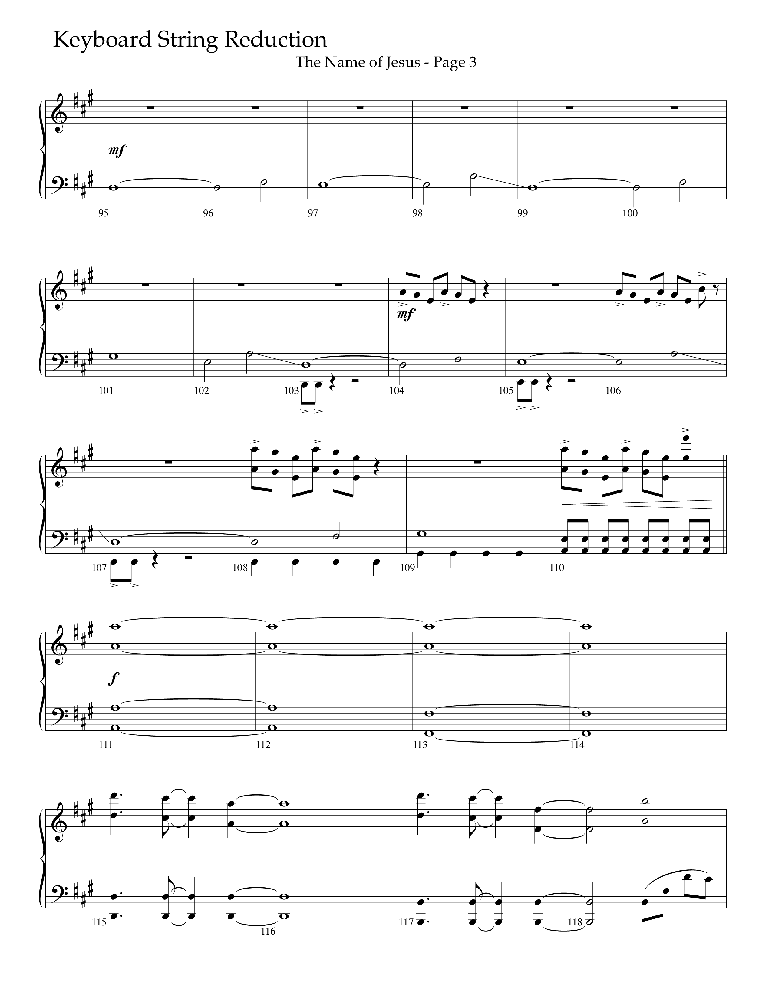 The Name Of Jesus (Choral Anthem SATB) String Reduction (Lifeway Choral / Arr. Travis Cottrell / Orch. Scott Harris)