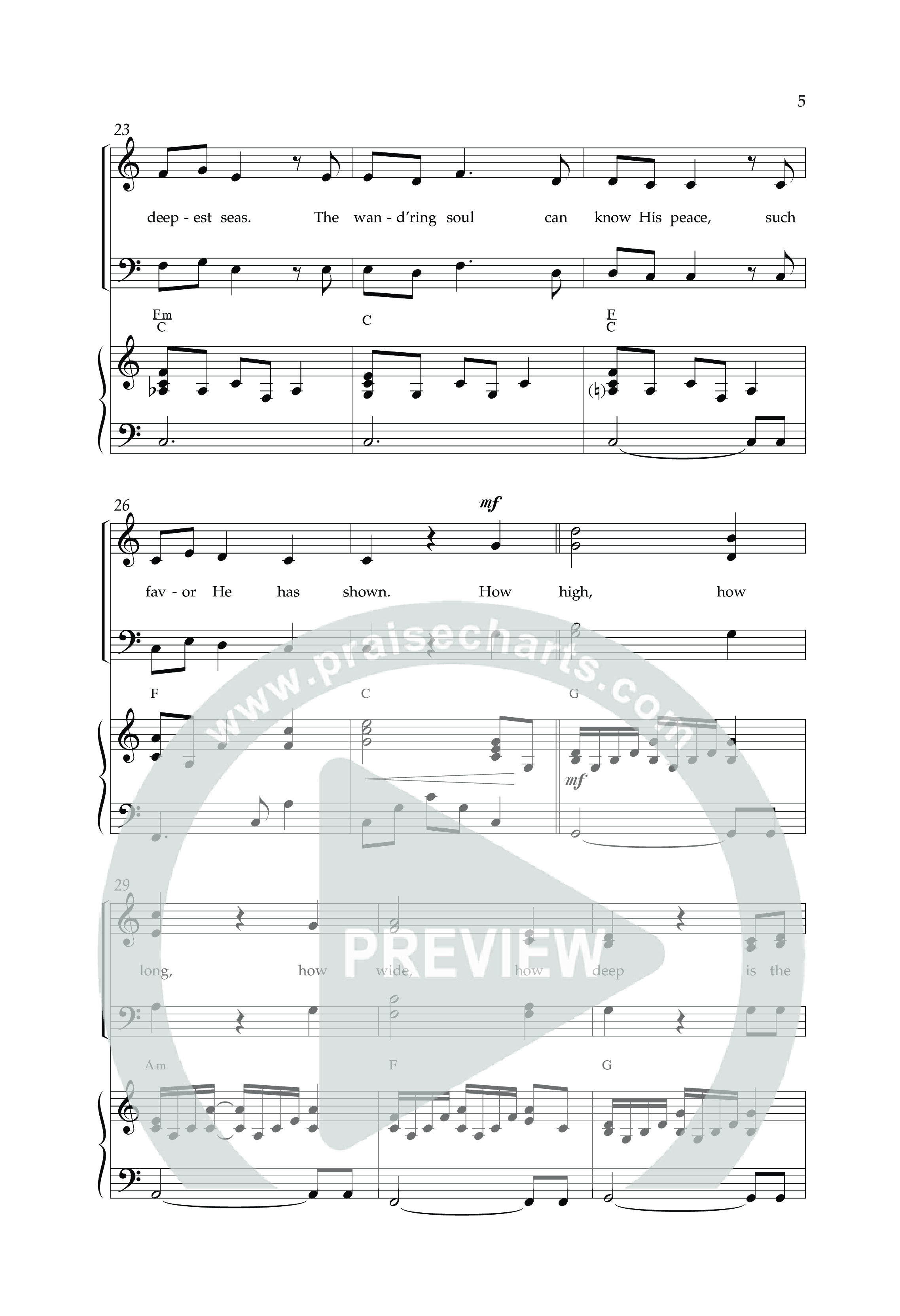 The Love Of Christ (Choral Anthem SATB) Anthem (SATB/Piano) (Lifeway Choral / Arr. Camp Kirkland)