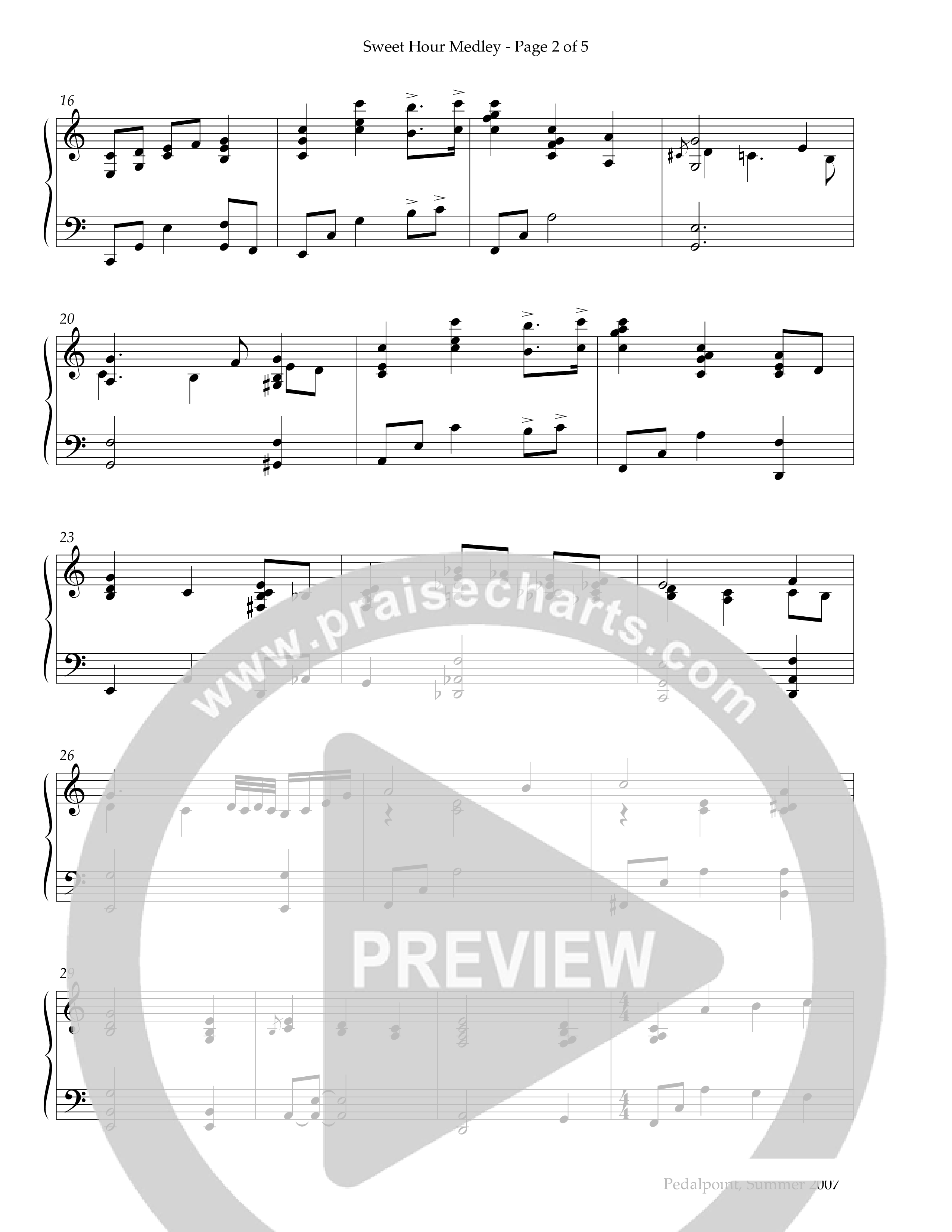 Sweet Hour Medley (Instrumental) Piano Solo (Lifeway Worship / Arr. R. Todd Webb)