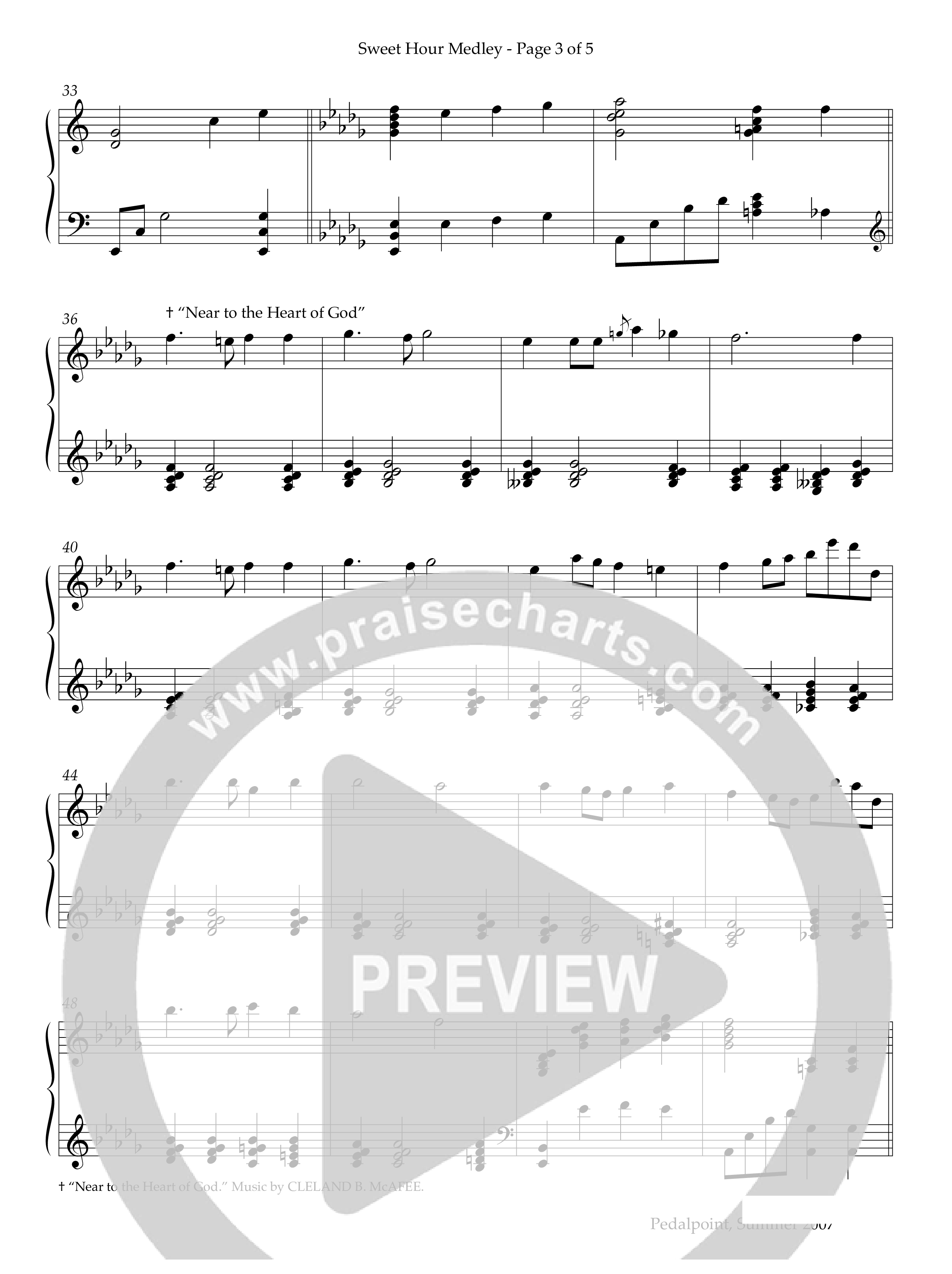 Sweet Hour Medley (Instrumental) Piano Solo (Lifeway Worship / Arr. R. Todd Webb)