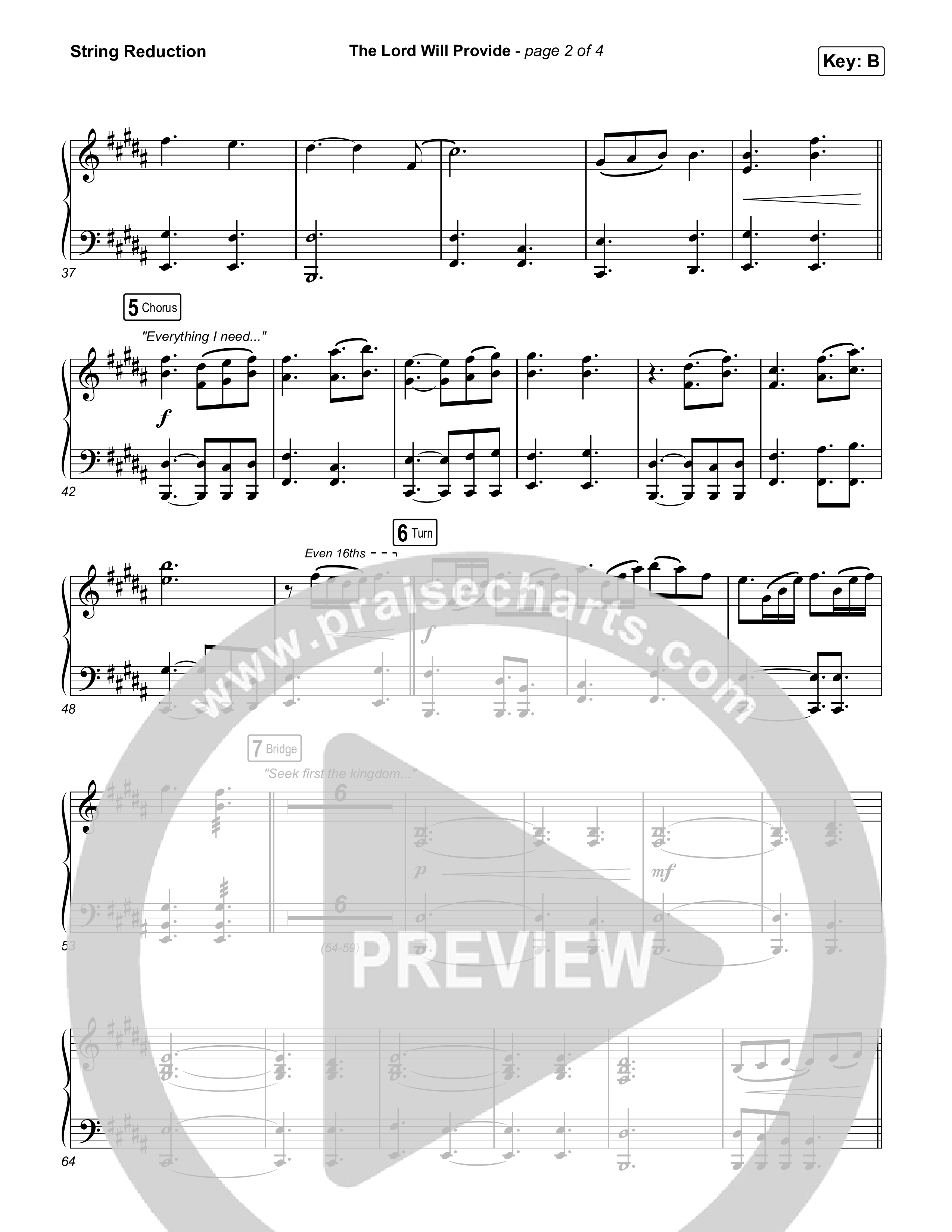 The Lord Will Provide (Live From Passion 2024) String Reduction (Passion / Landon Wolfe)