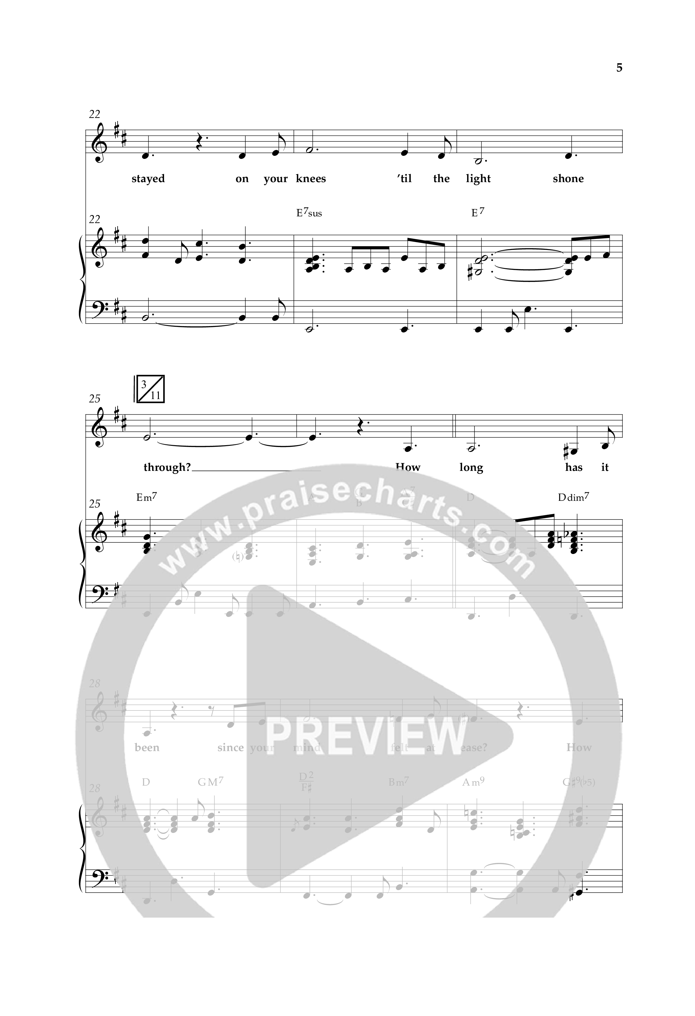How Long Has It Been (with Pray On) (Choral Anthem SATB) Anthem (SATB/Piano) (Lifeway Choral / Arr. Cliff Duren)