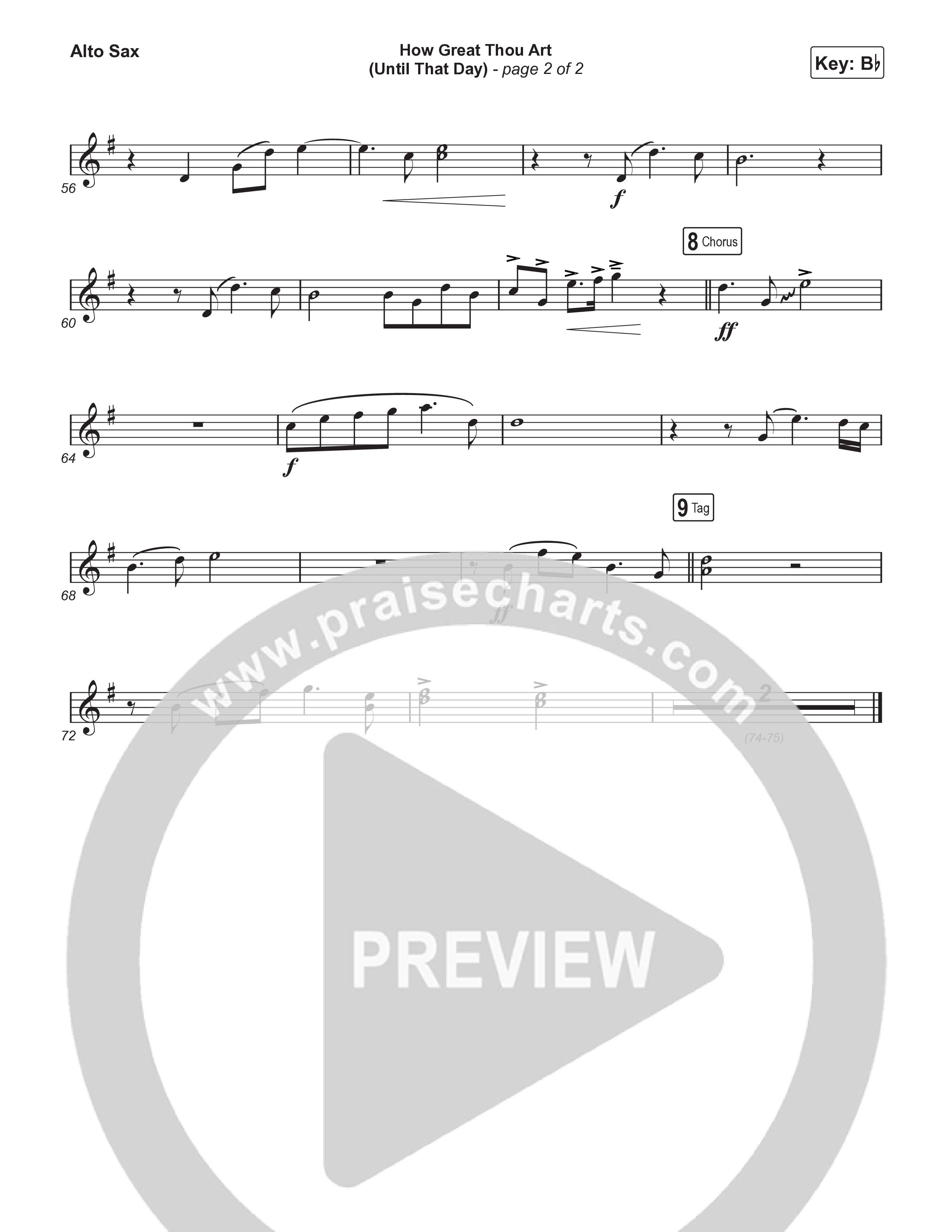 How Great Thou Art (Until That Day) (Choral Anthem SATB) Sax Pack (Matt Redman / Chris Tomlin / Hillary Scott / Cody Carnes / Kari Jobe / Naomi Raine / TAYA / Blessing Offor / Brian Johnson / Jenn Johnson / Matt Maher / Mitch Wong / Benjamin William Hastings / Pat Barrett / Jon Reddick / Ryan Ellis / Arr. Erik Foster)