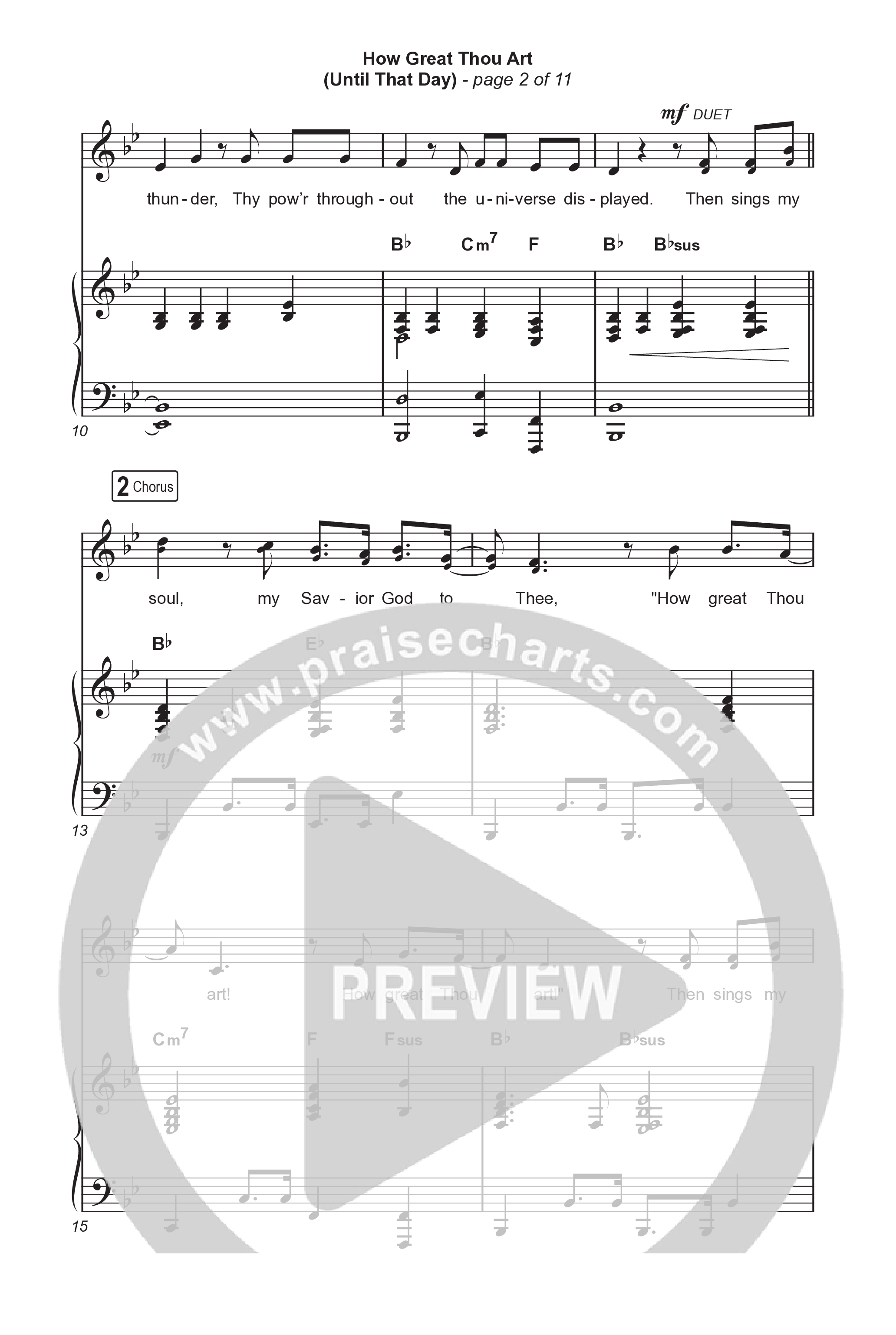 How Great Thou Art (Until That Day) (Choral Anthem SATB) Octavo (SATB & Pno) (Matt Redman / Chris Tomlin / Hillary Scott / Cody Carnes / Kari Jobe / Naomi Raine / TAYA / Blessing Offor / Brian Johnson / Jenn Johnson / Matt Maher / Mitch Wong / Benjamin William Hastings / Pat Barrett / Jon Reddick / Ryan Ellis / Arr. Erik Foster)