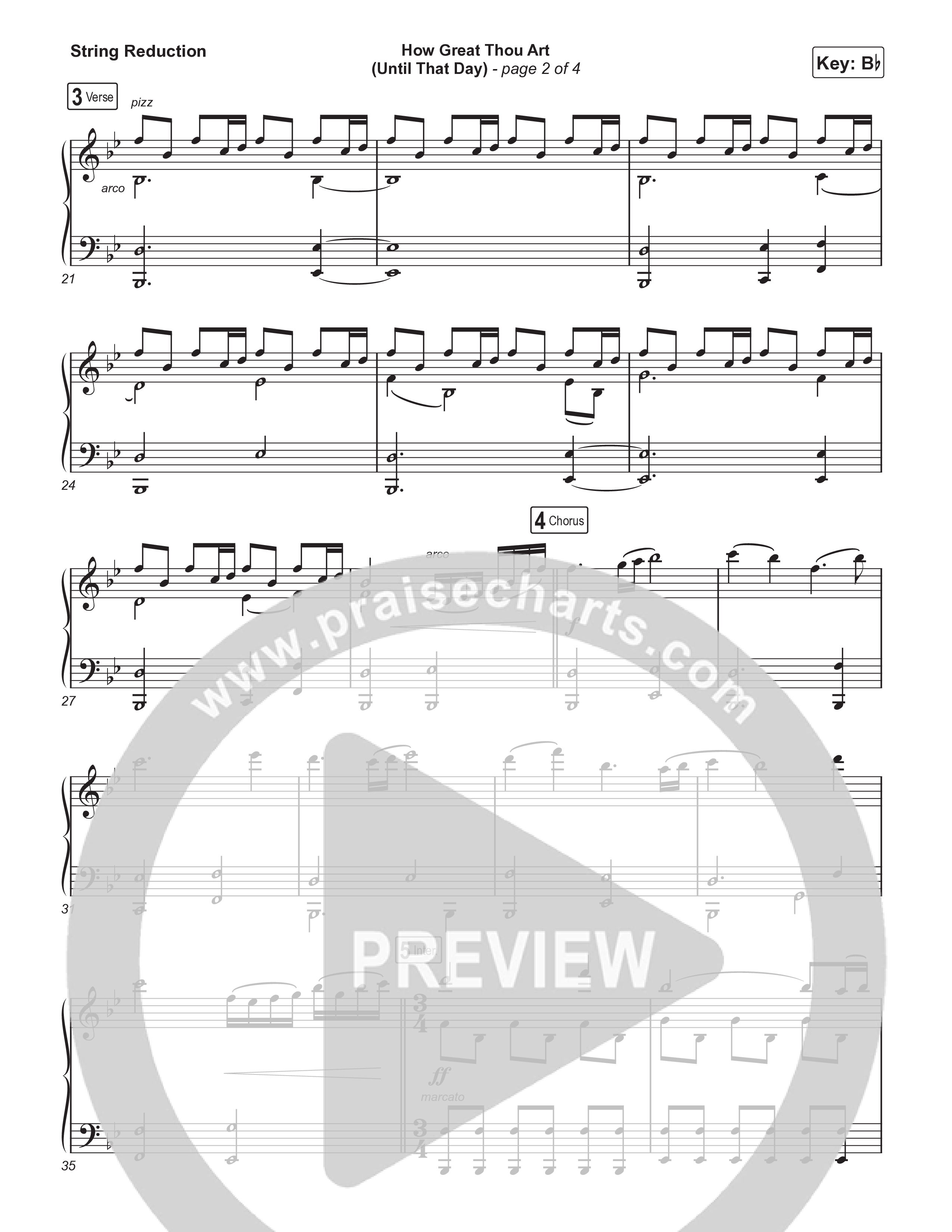 How Great Thou Art (Until That Day) (Choral Anthem SATB) String Reduction (Matt Redman / Chris Tomlin / Hillary Scott / Cody Carnes / Kari Jobe / Naomi Raine / TAYA / Blessing Offor / Brian Johnson / Jenn Johnson / Matt Maher / Mitch Wong / Benjamin William Hastings / Pat Barrett / Jon Reddick / Ryan Ellis / Arr. Erik Foster)