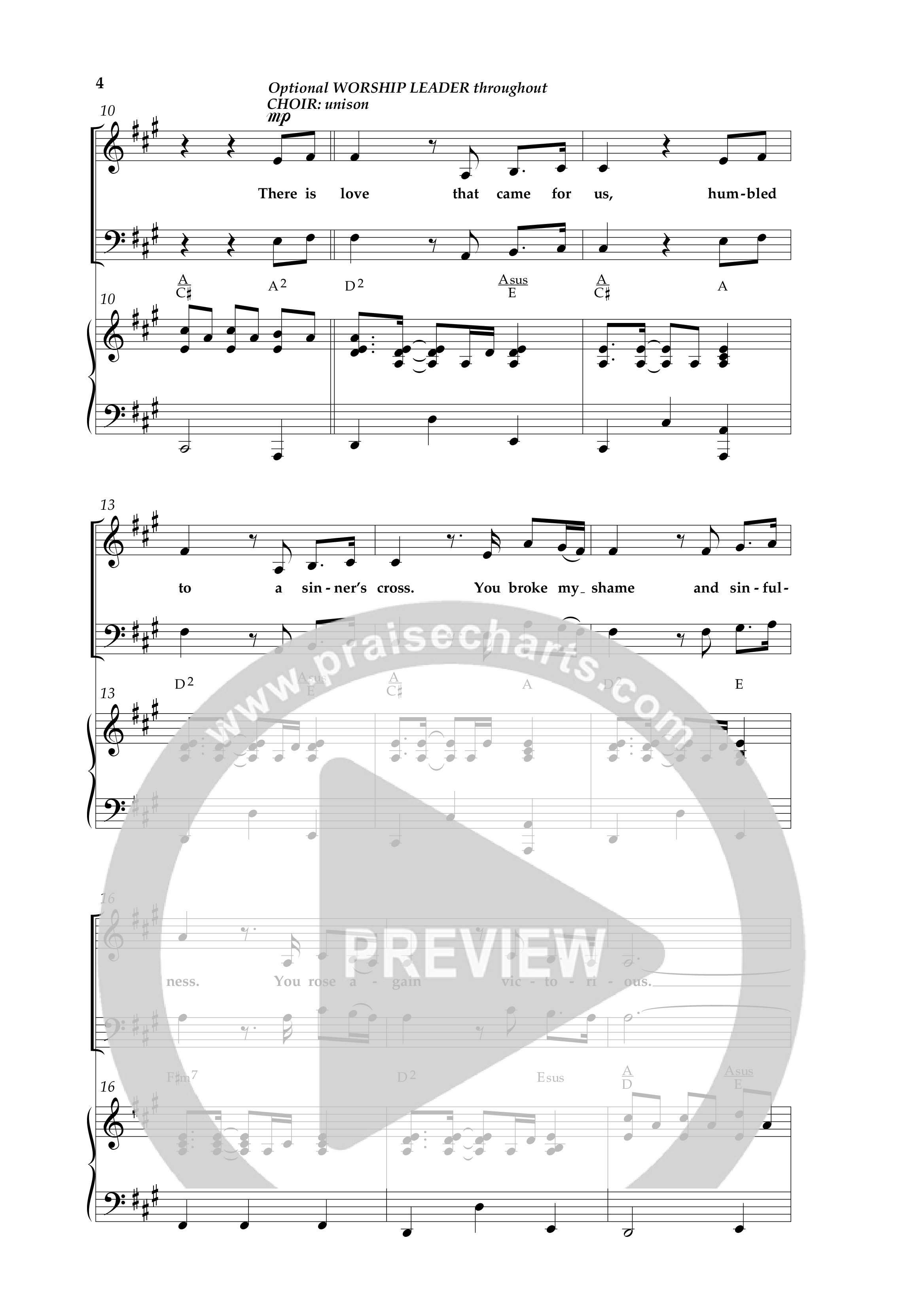 Stronger (Choral Anthem SATB) Anthem (SATB/Piano) (Lifeway Choral / Arr. Cliff Duren)