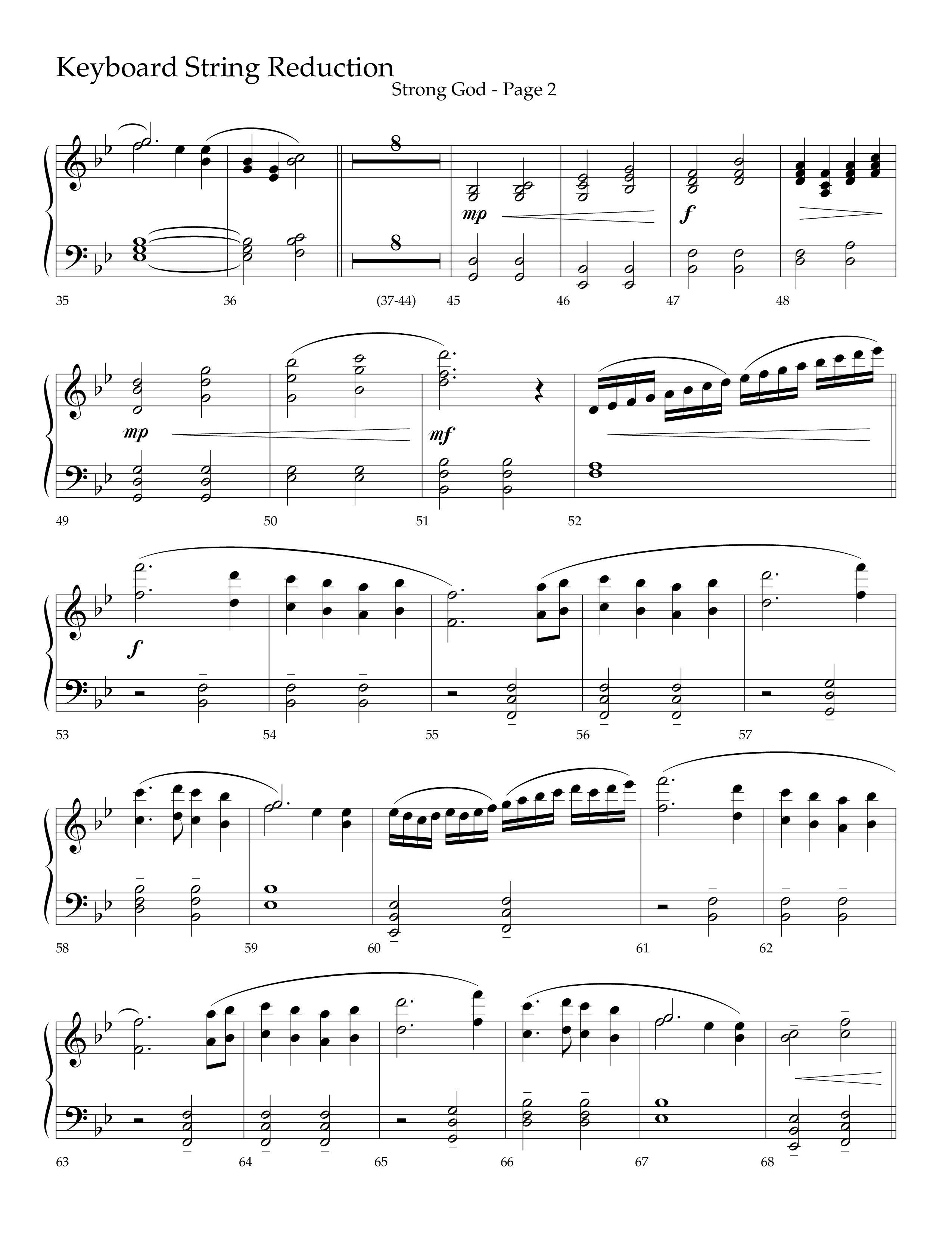 Strong God (Choral Anthem SATB) String Reduction (Lifeway Choral / Arr. Craig Adams / Arr. Bruce Cokeroft / Orch. Craig Adams)