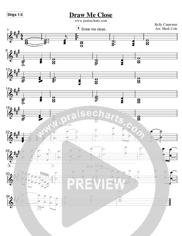 Draw Me Close Strings (Kelly Carpenter)
