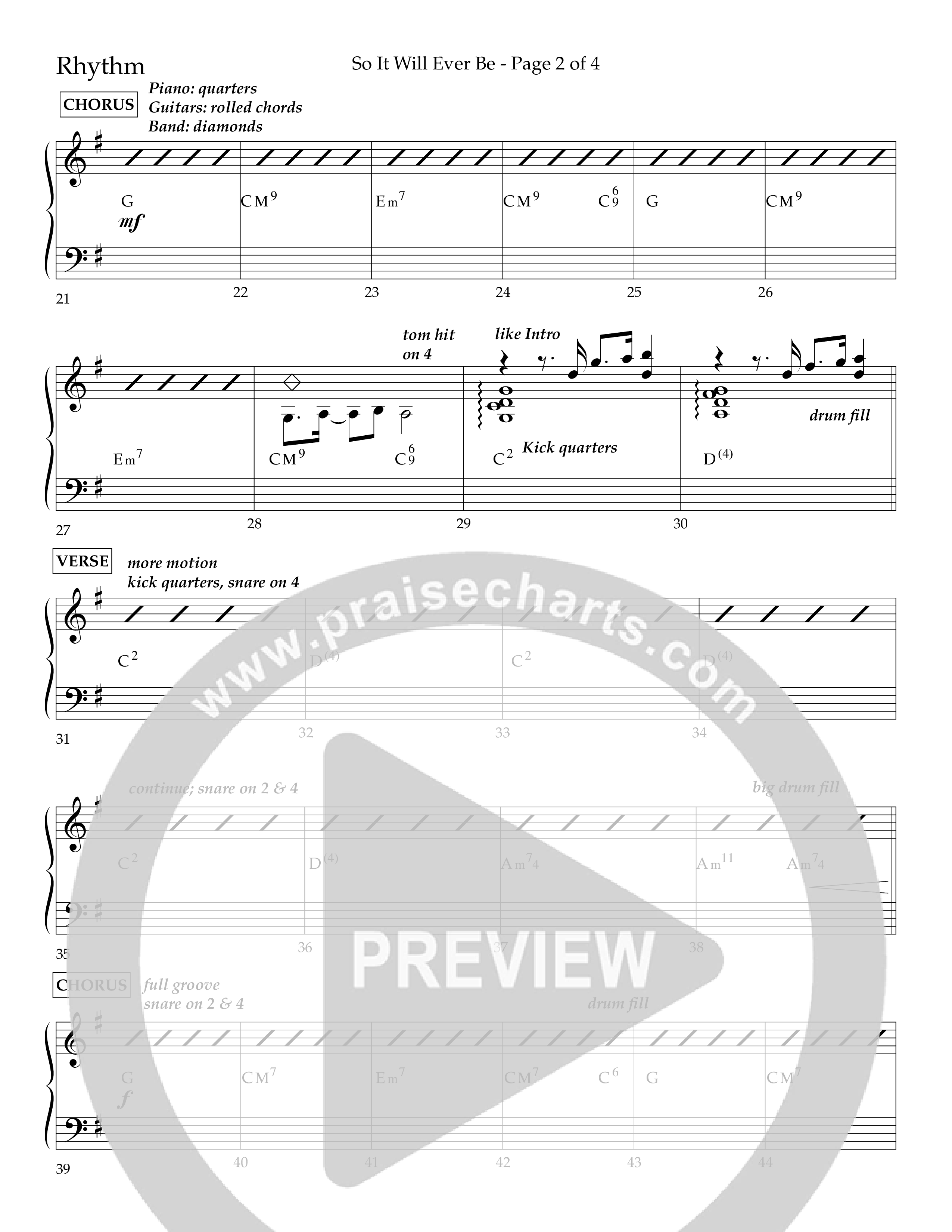 So It Will Ever Be (Choral Anthem SATB) Lead Melody & Rhythm (Lifeway Choral / Arr. John Bolin / Arr. Don Koch / Orch. Tim Cates)