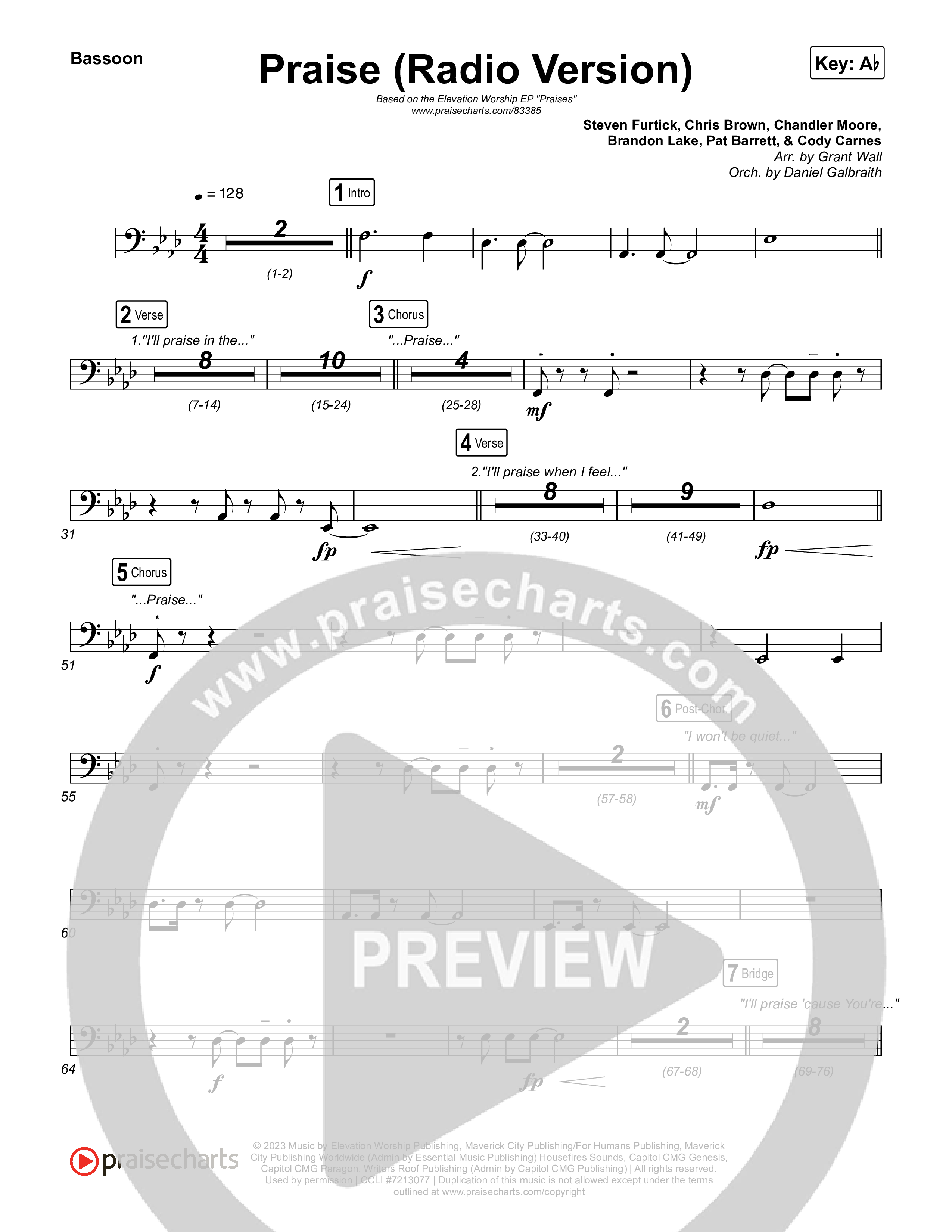 Praise (Radio) Bassoon (Elevation Worship)