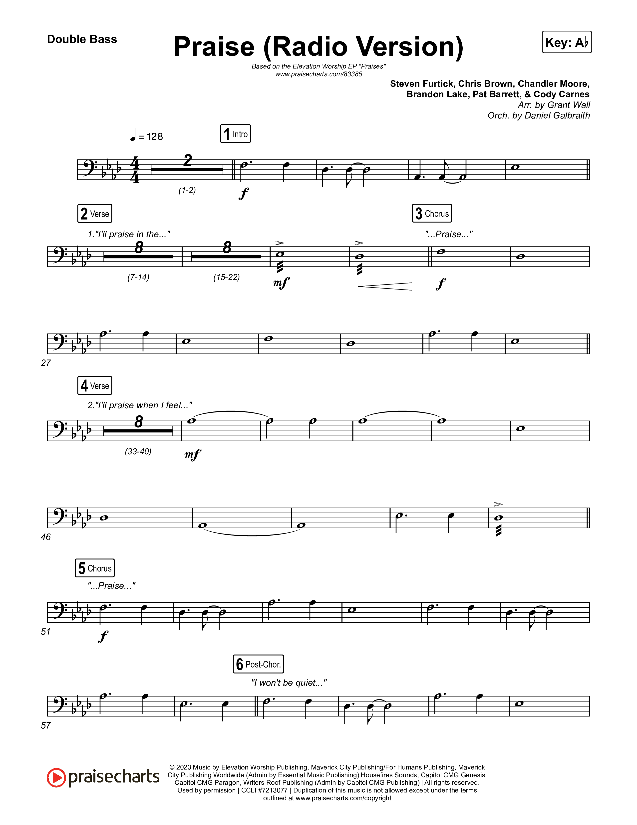 Praise (Radio) String Bass (Elevation Worship)