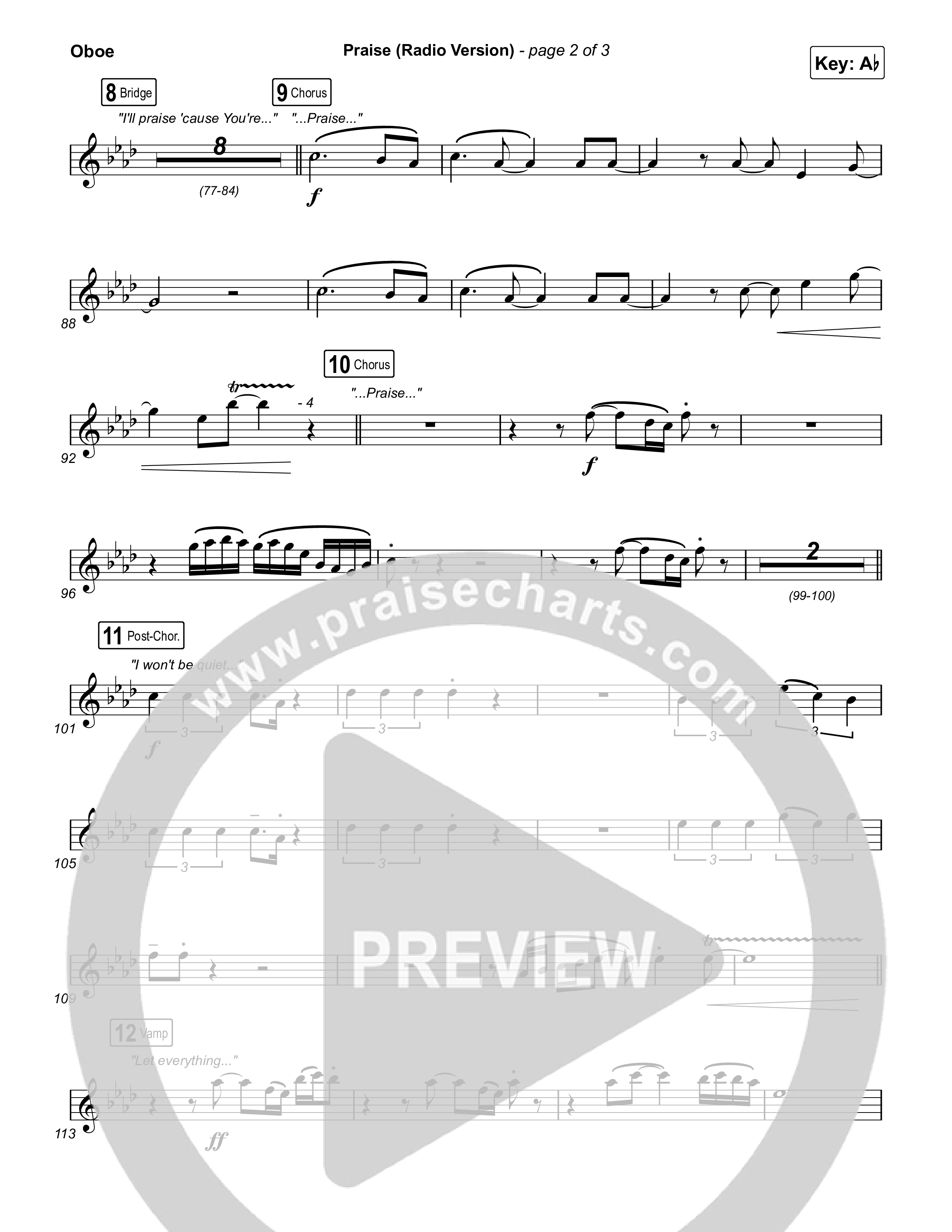 Praise (Radio) Oboe (Elevation Worship)