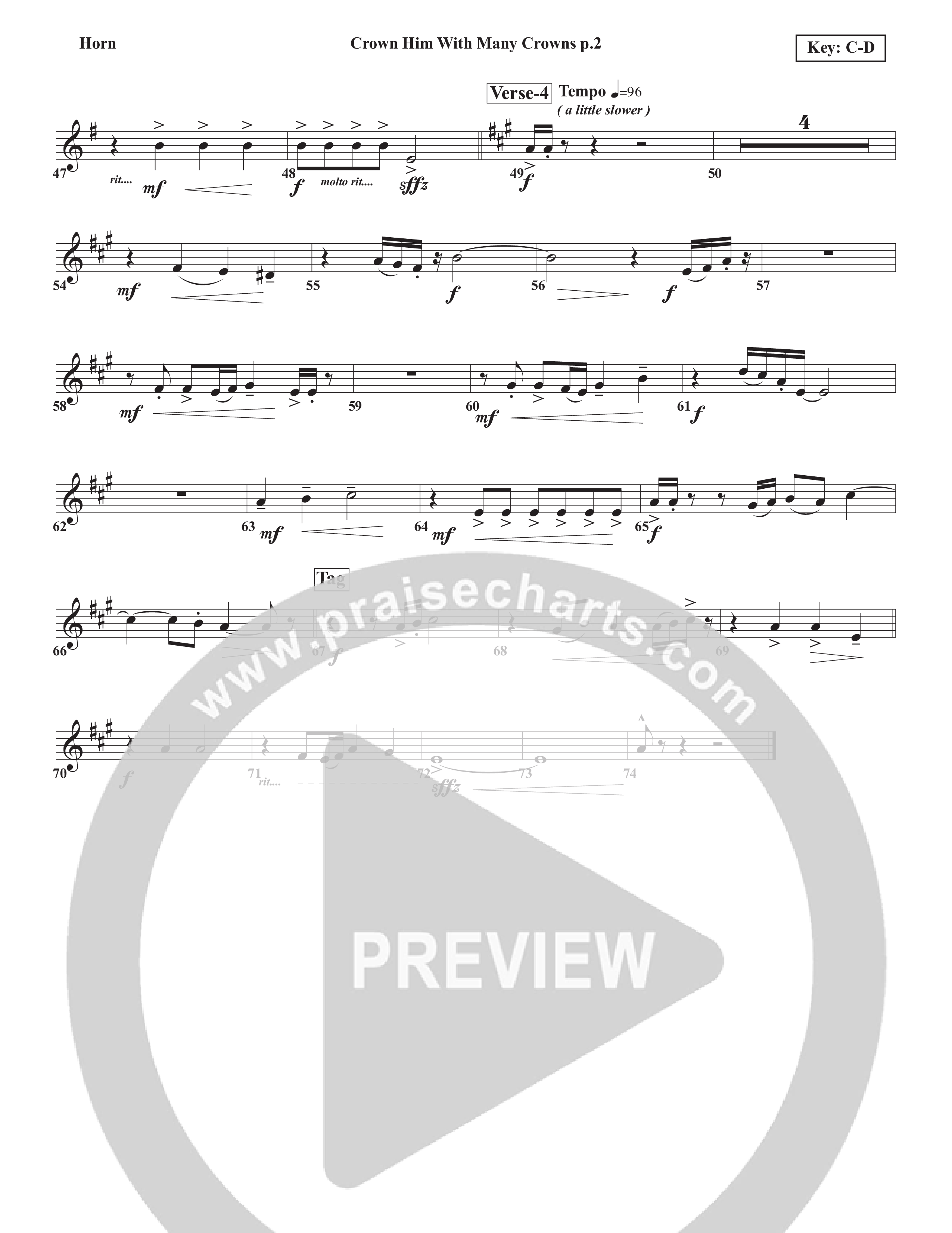 Crown Him With Many Crowns French Horn (Chris Emert)