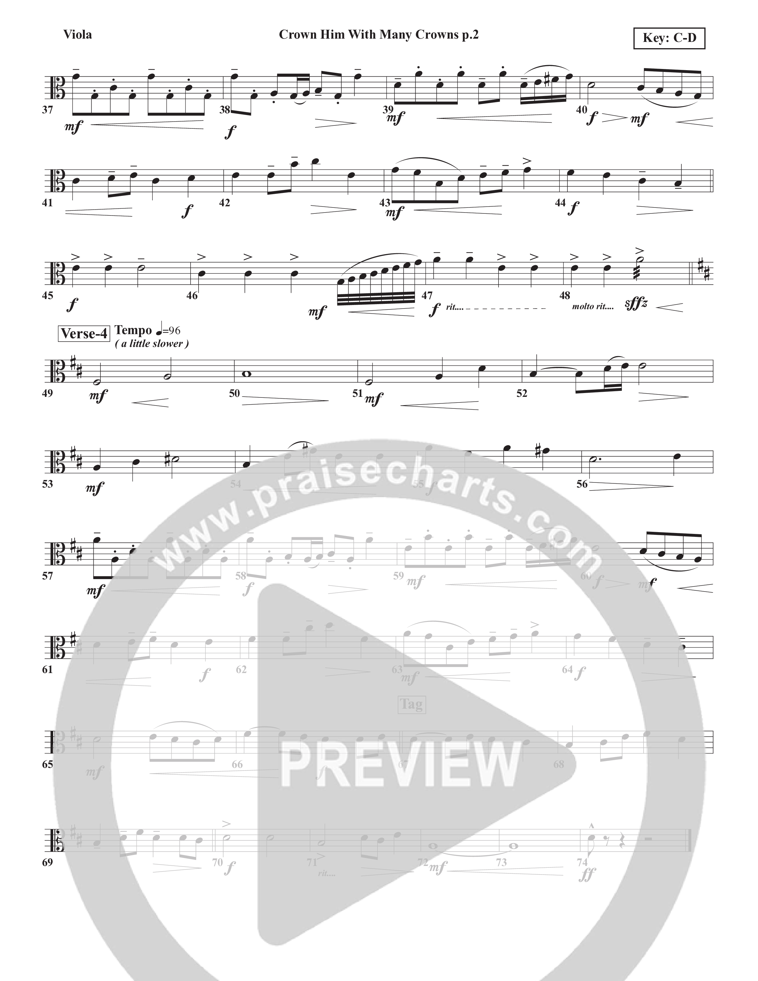 Crown Him With Many Crowns Viola (Chris Emert)