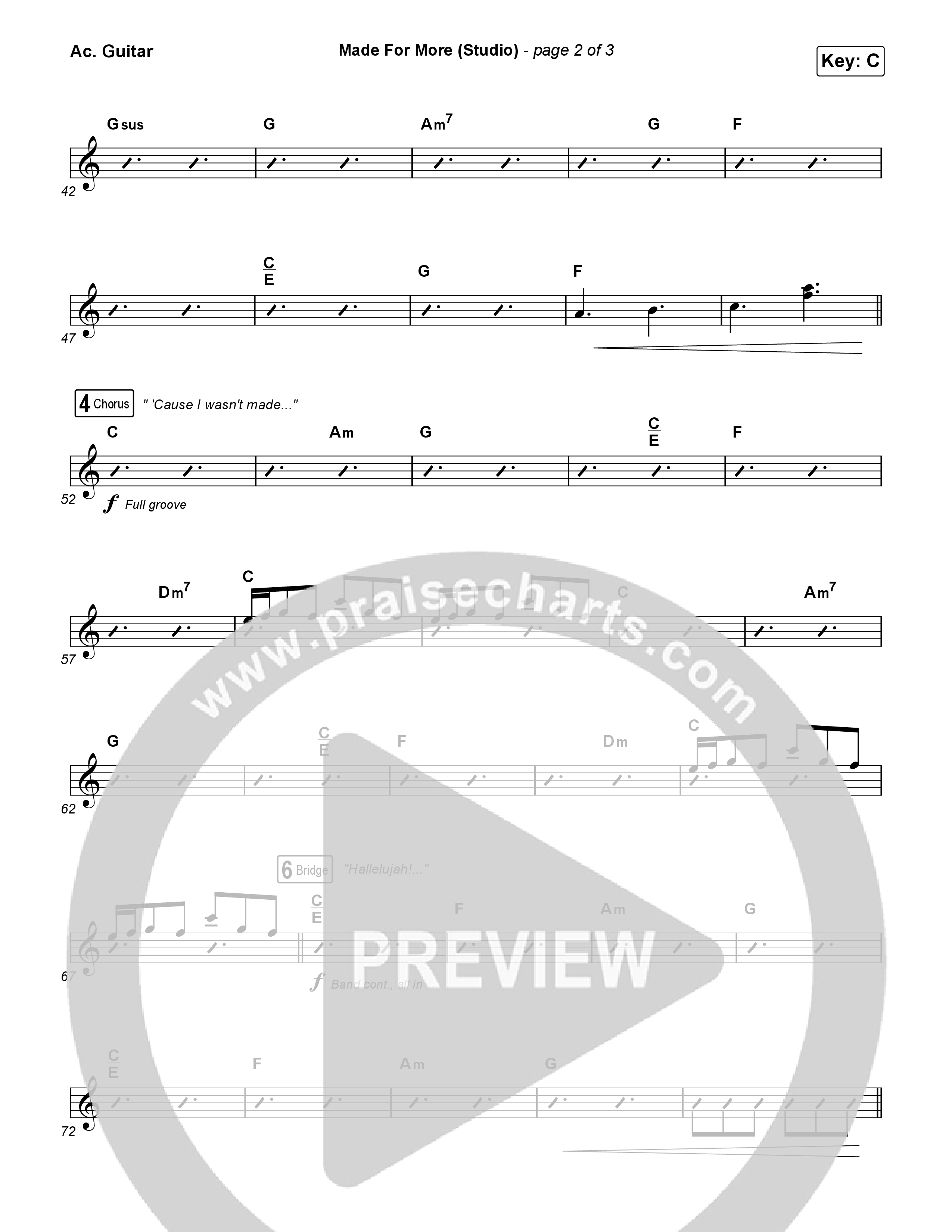 Made For More (Studio) Acoustic Guitar (Josh Baldwin)