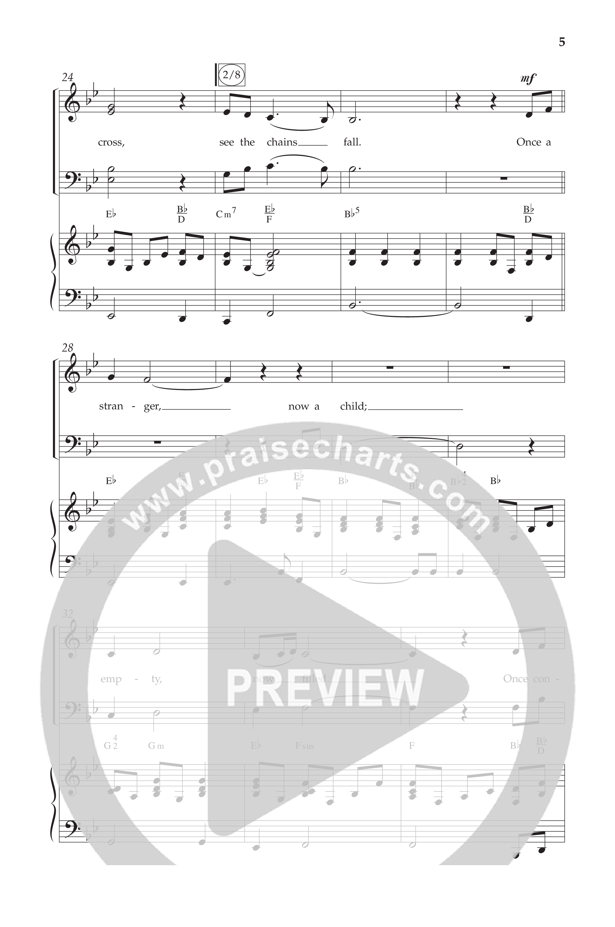 Power Of The Cross (Choral Anthem SATB) Anthem (SATB/Piano) (Lifeway Choral / Arr. Russell Mauldin)