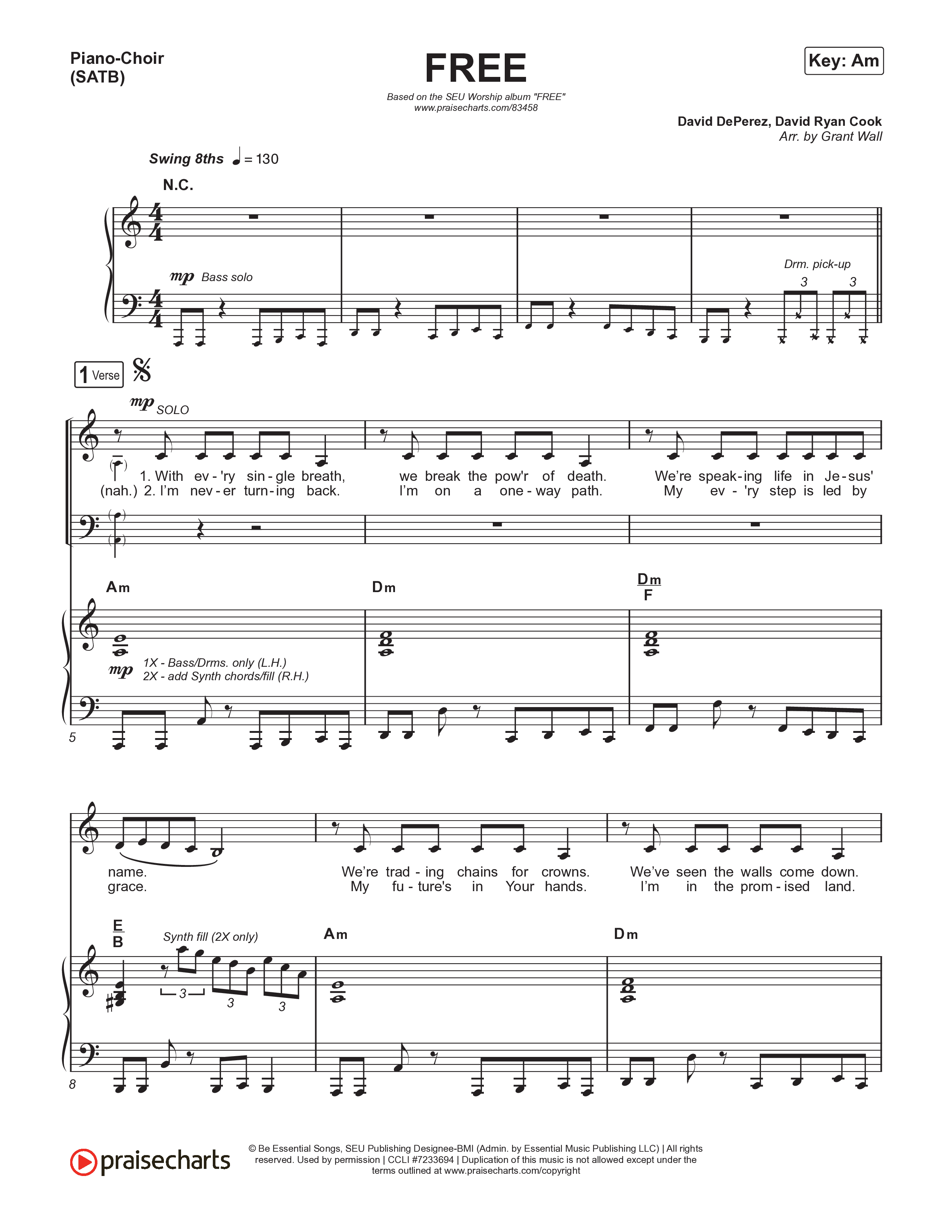 FREE Piano/Vocal Pack (SEU Worship)