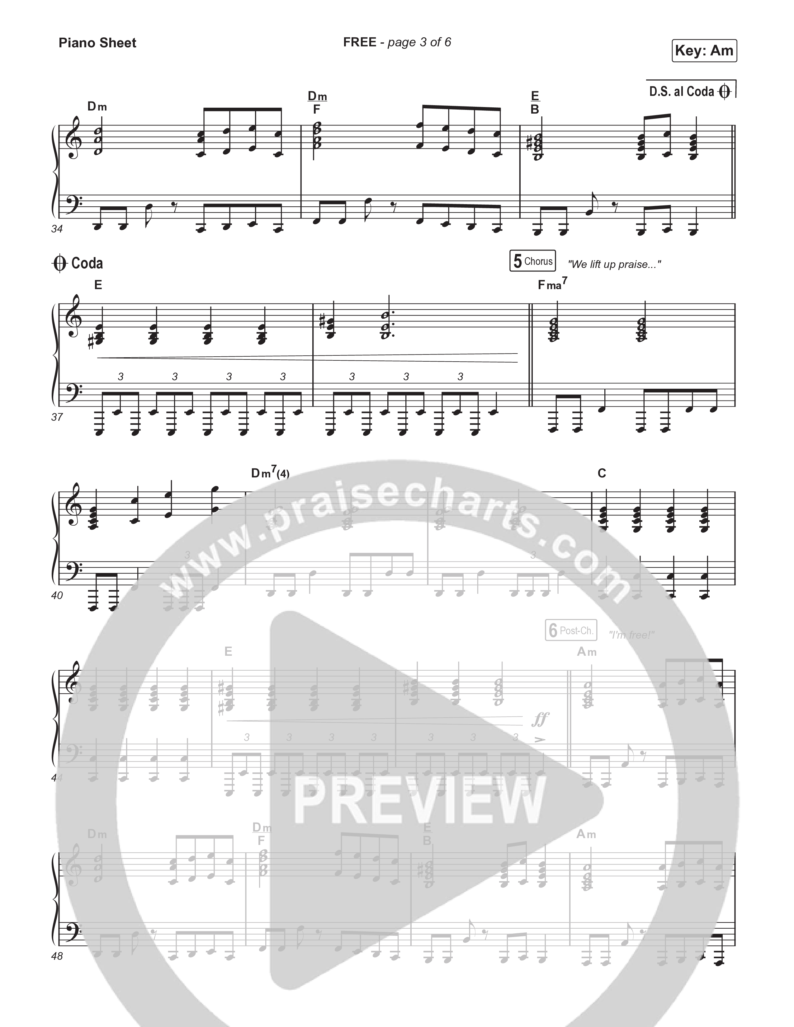 FREE Piano Sheet (SEU Worship)