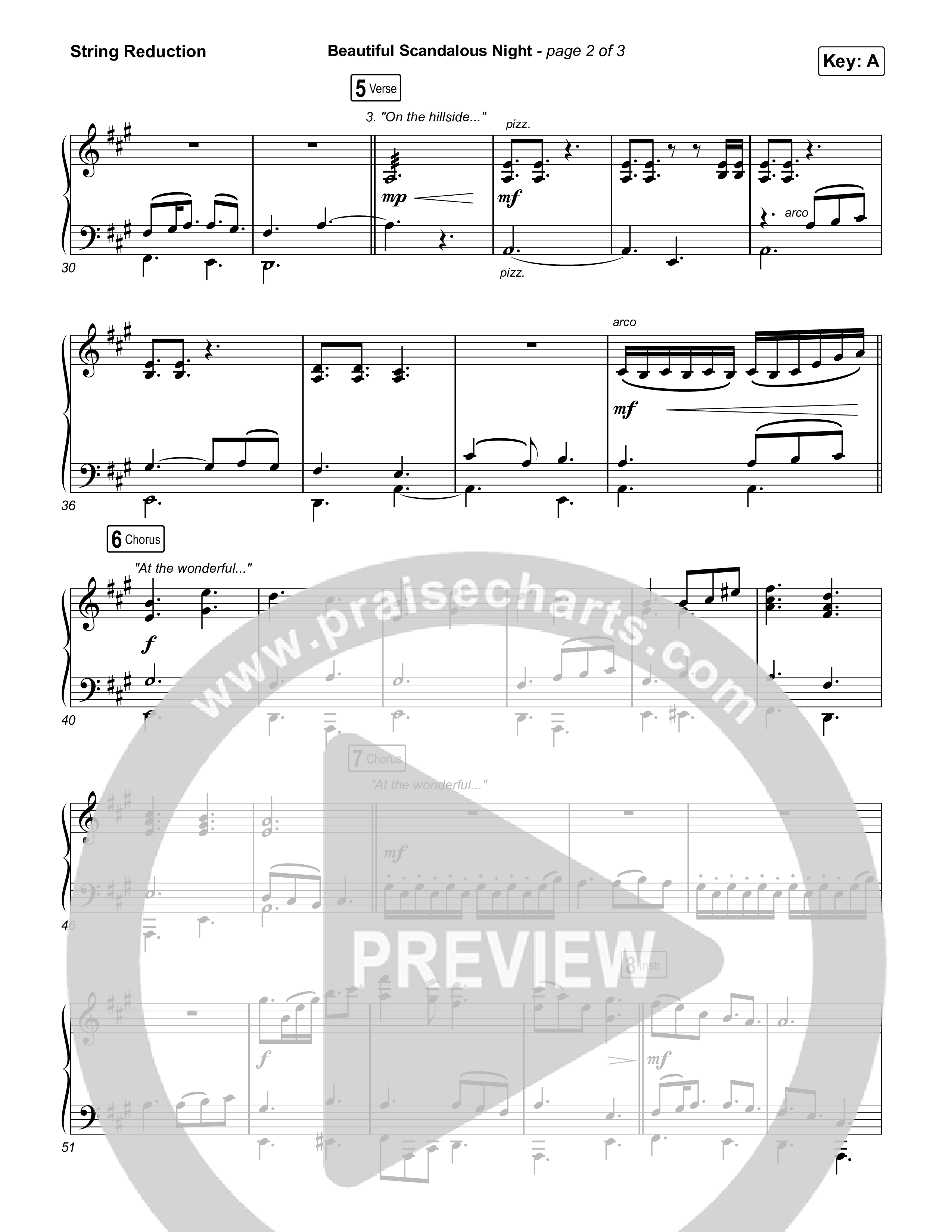 Beautiful Scandalous Night String Reduction (Shane & Shane / The Worship Initiative)